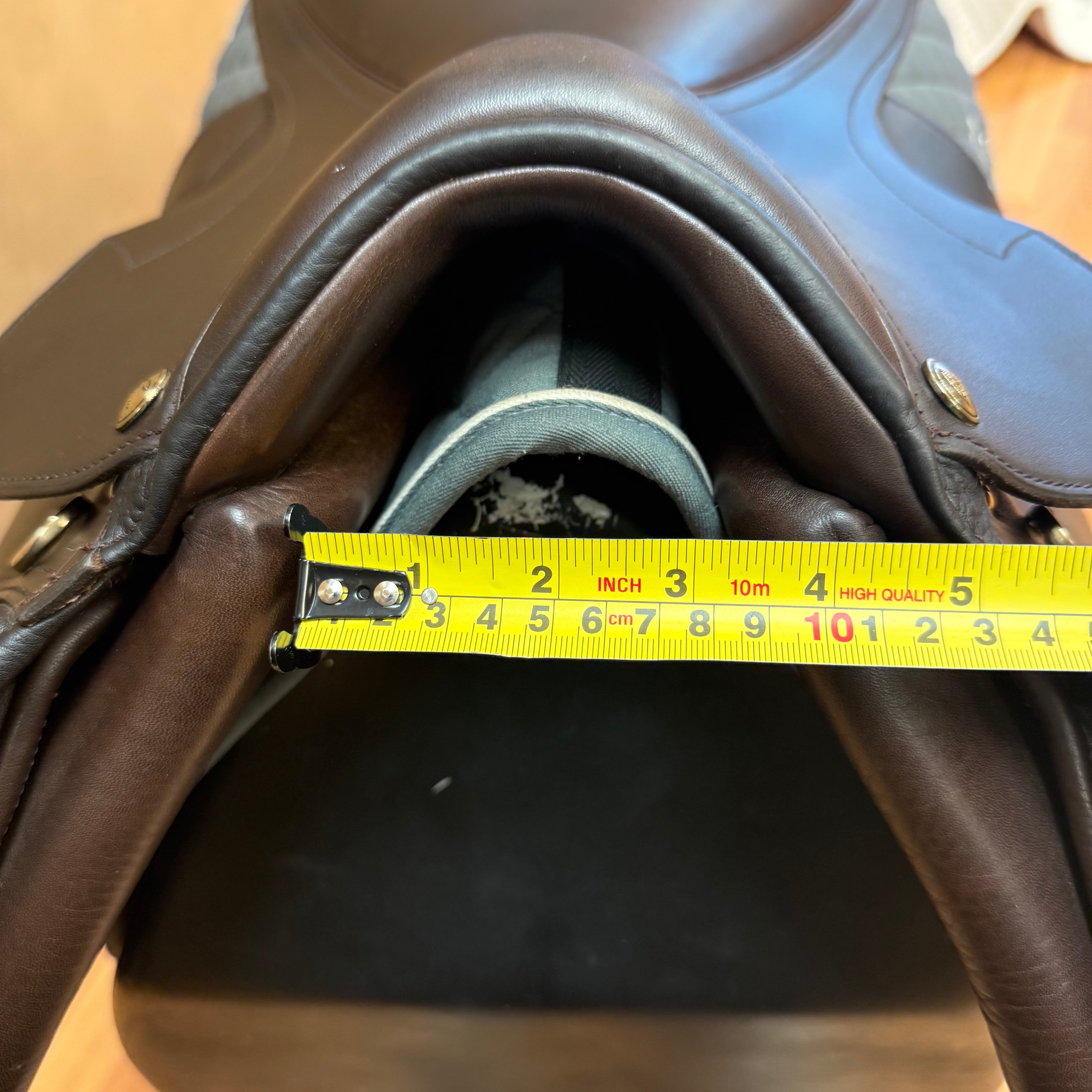 Used Pessoa Gen X Prestige Jump Saddle 17.5" Adjustable Tree