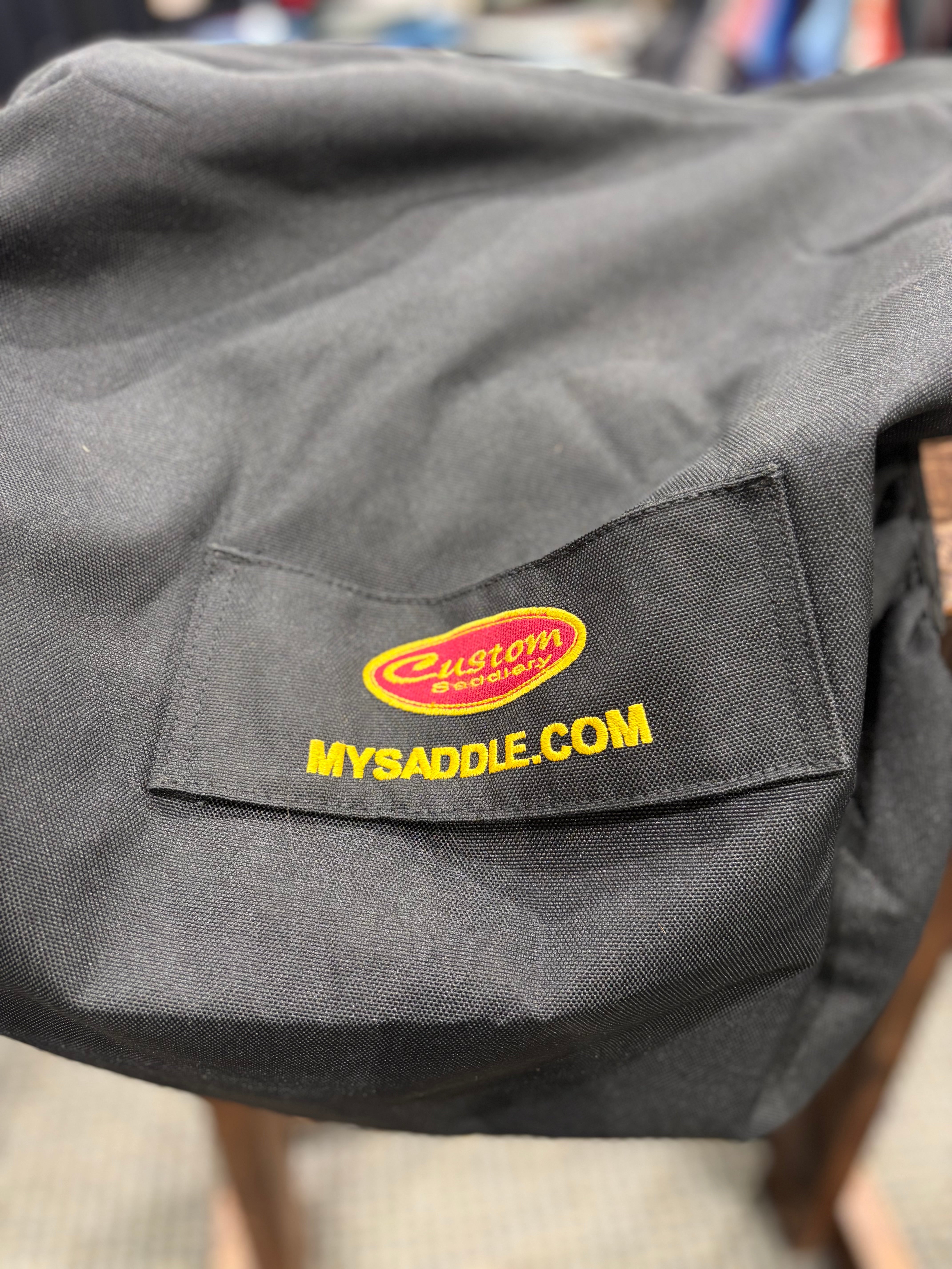 Used Black Custom Saddlery Saddle Cover