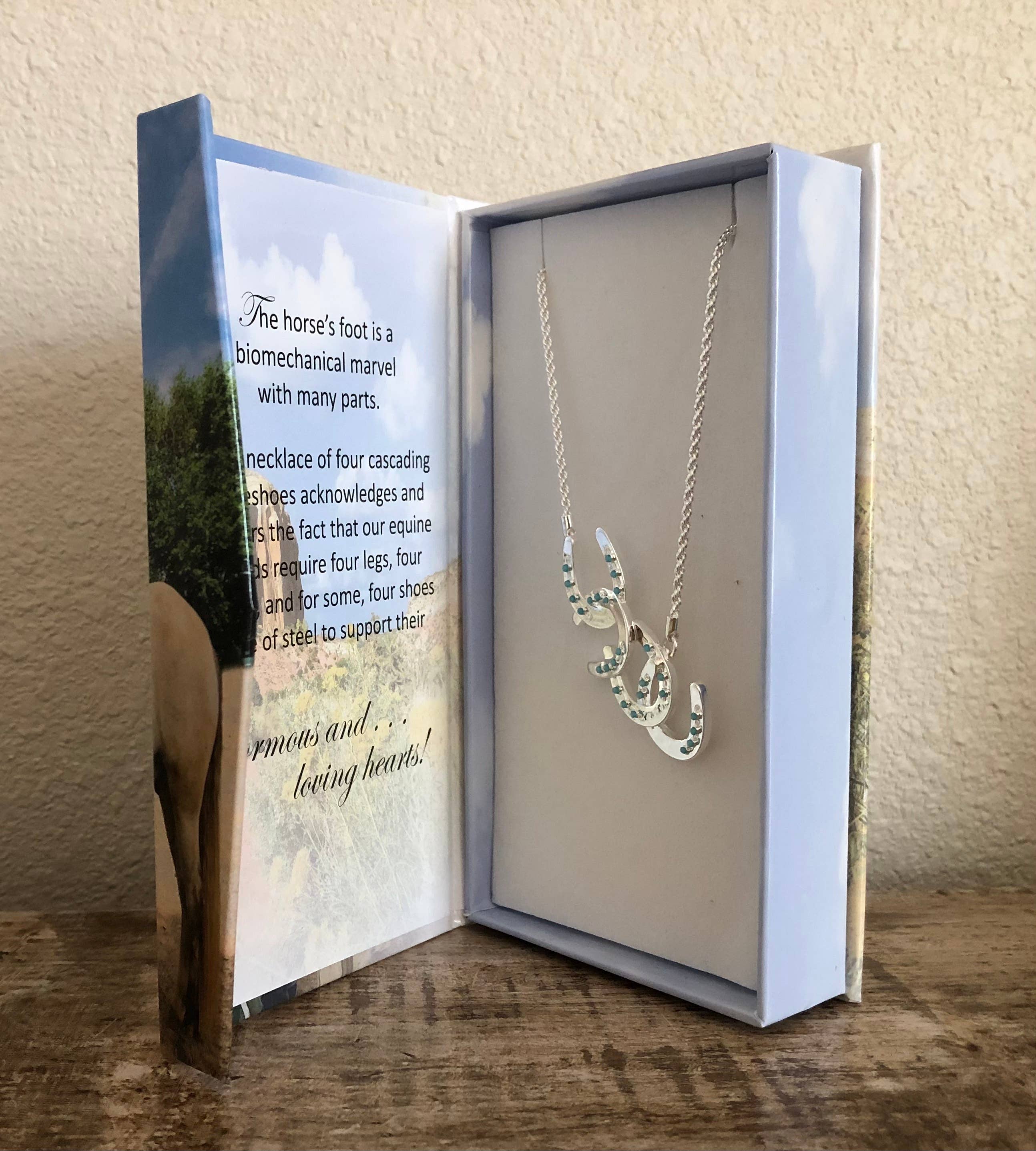 Horseshoes Cascading Necklace
