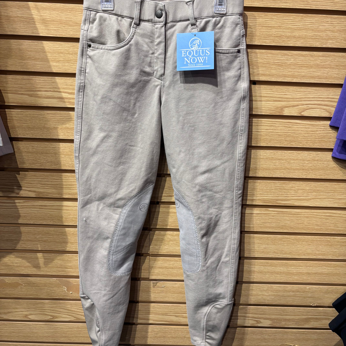 Used 24R Tan Ovation SoftFlex Knee Patch Breeches