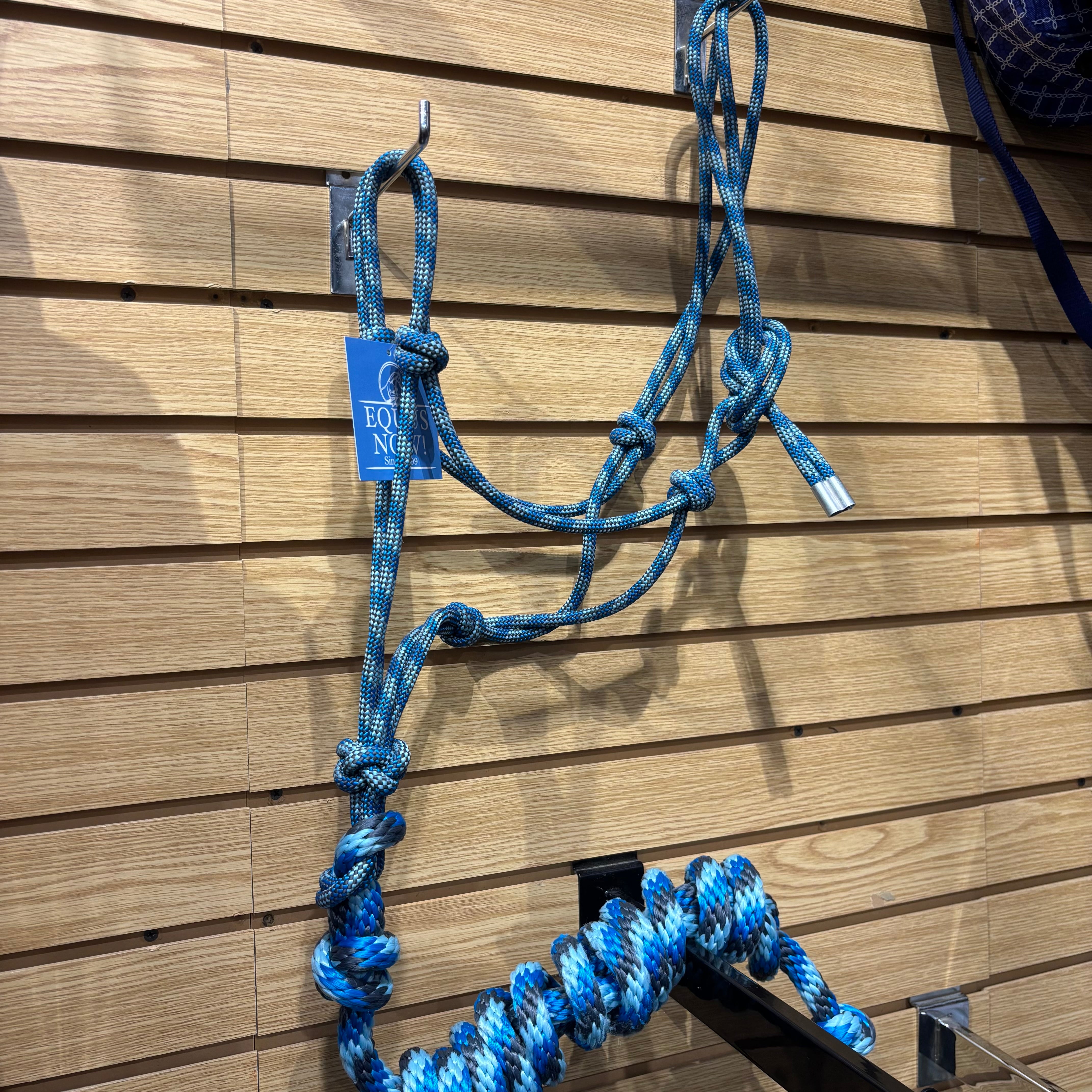 Used Blue Rope Halter/Lead