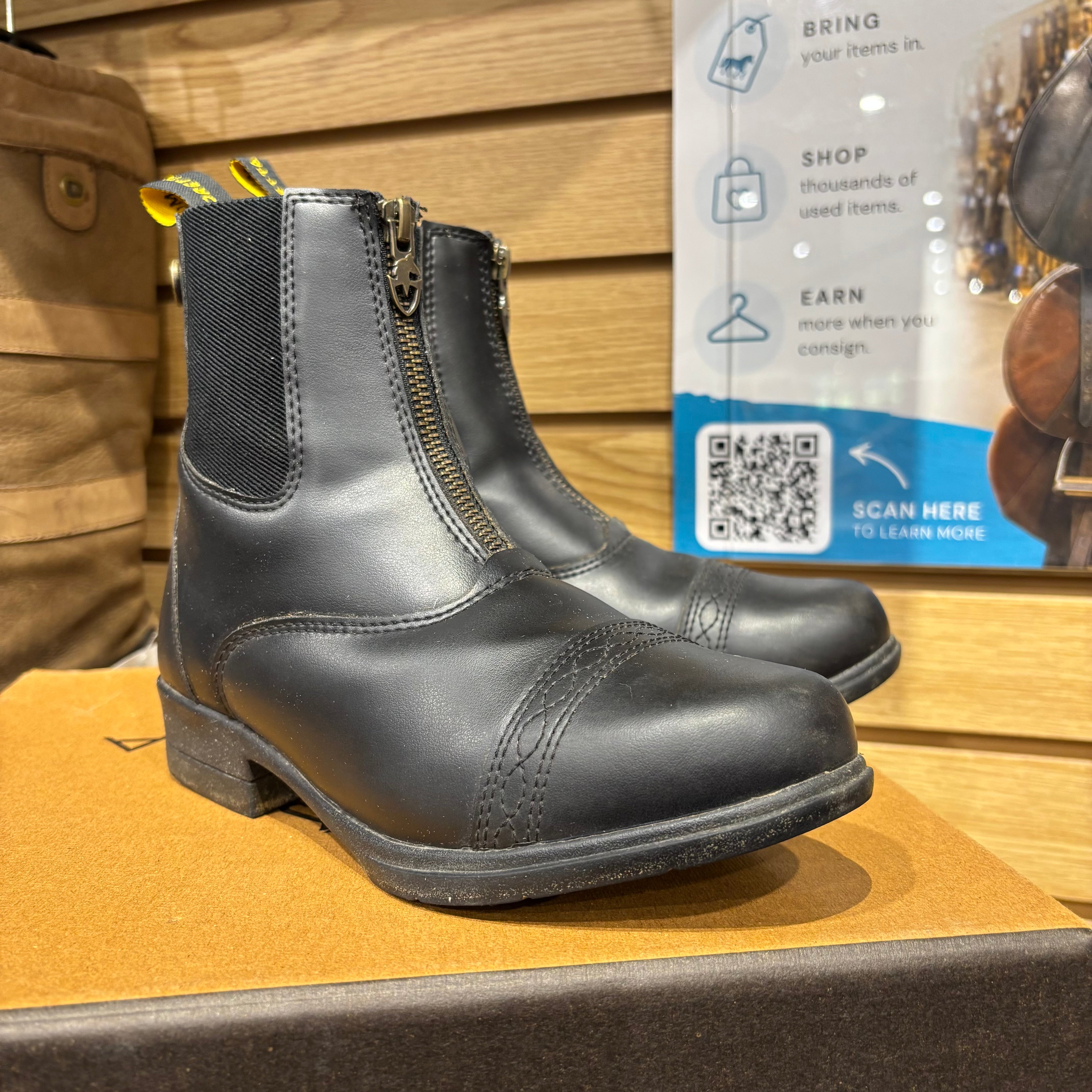 Used Moretta Clio 5 Paddock Boots Black