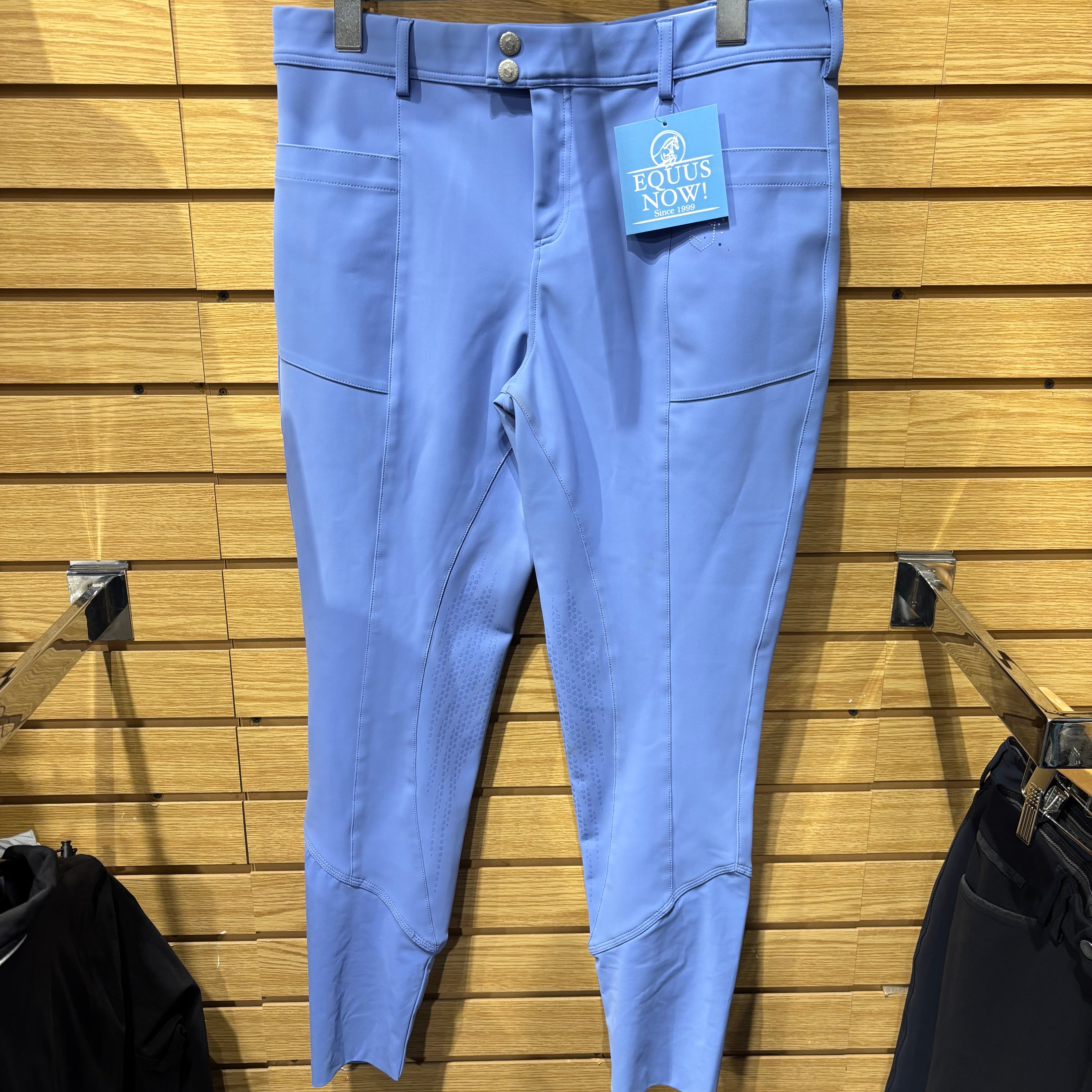 Used Samshield US 32 Baby Blue Knee Patch Breeches