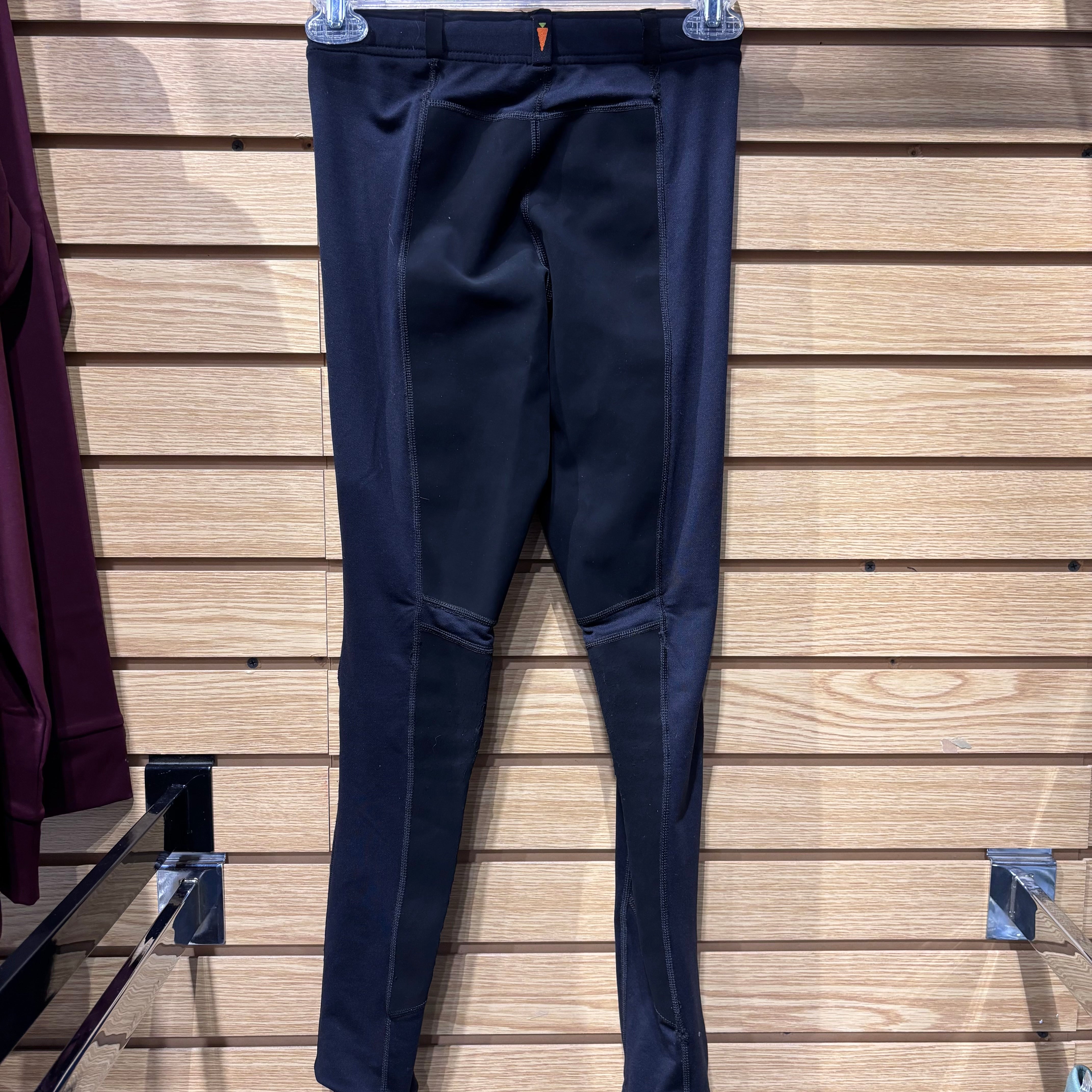 Used Kids Large Black Kerrits Tights