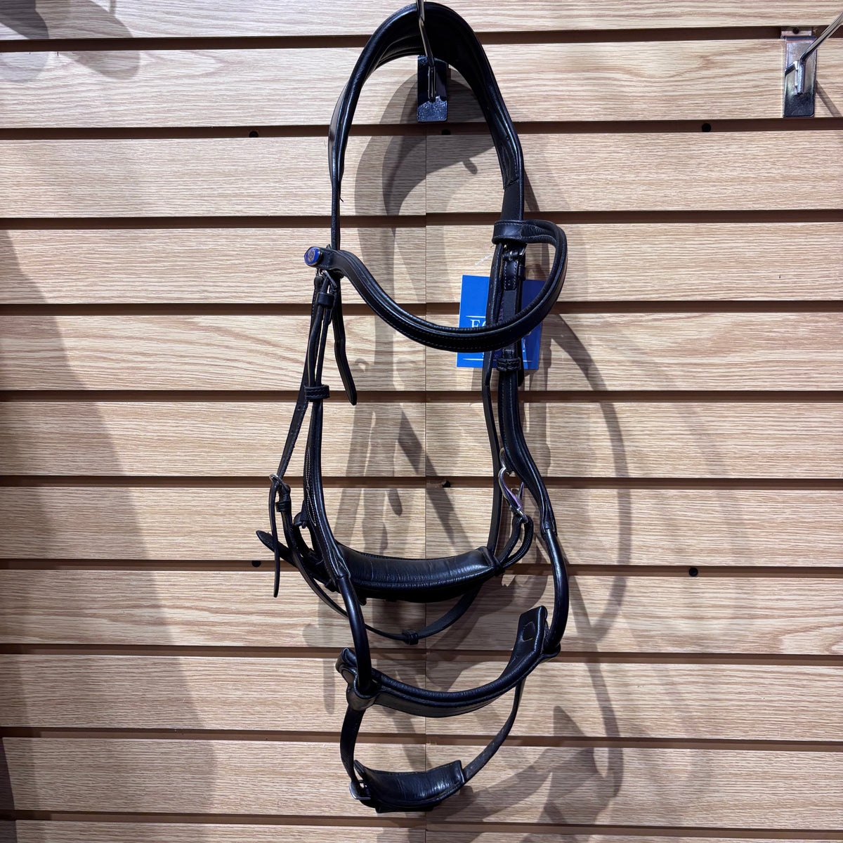 Used Cob Black PS of Sweden Drop Noseband Dressage Bridle
