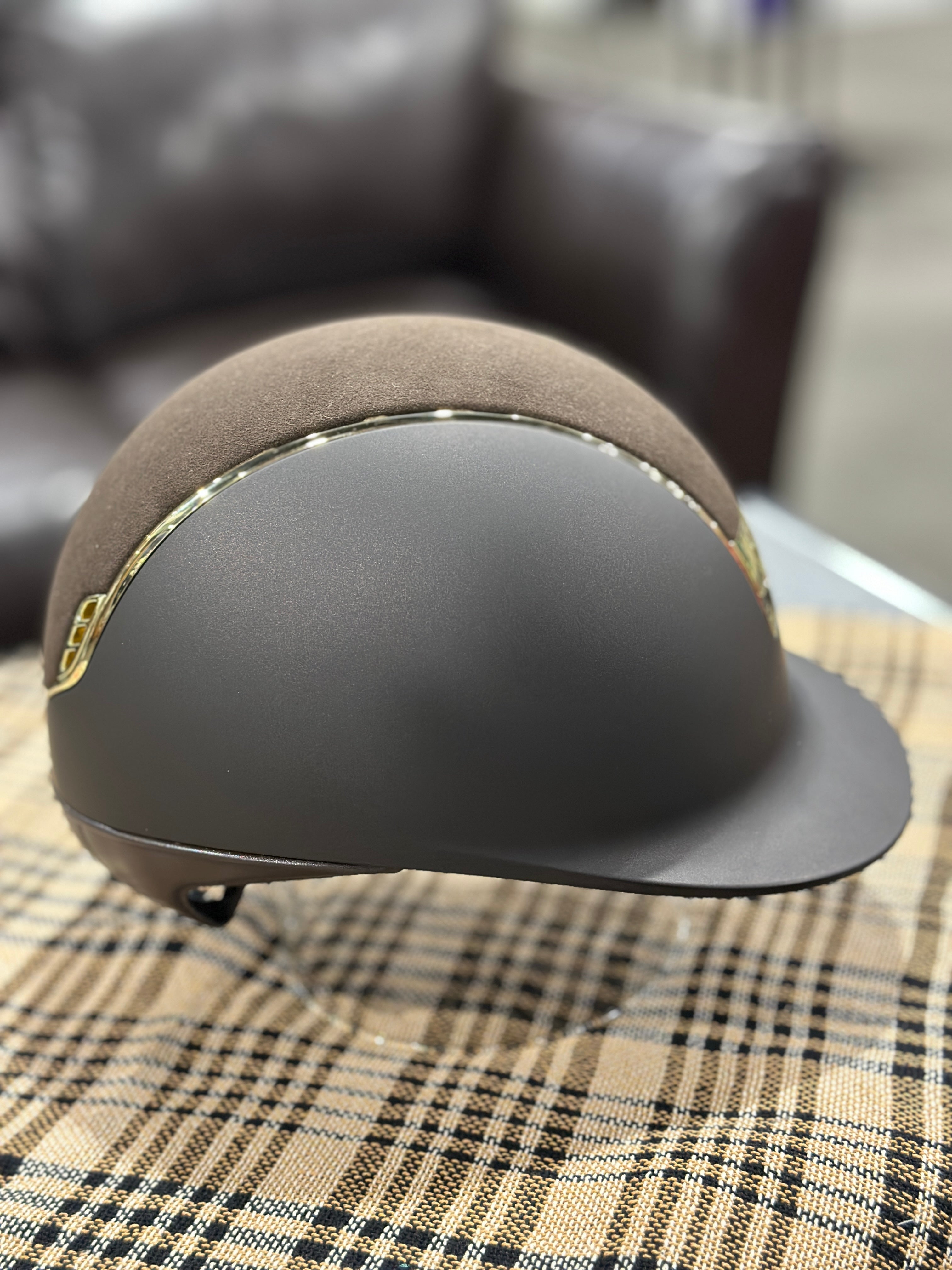 Custom Samshield 2.0 Shadowmatt | Brown Matt Gold Trim