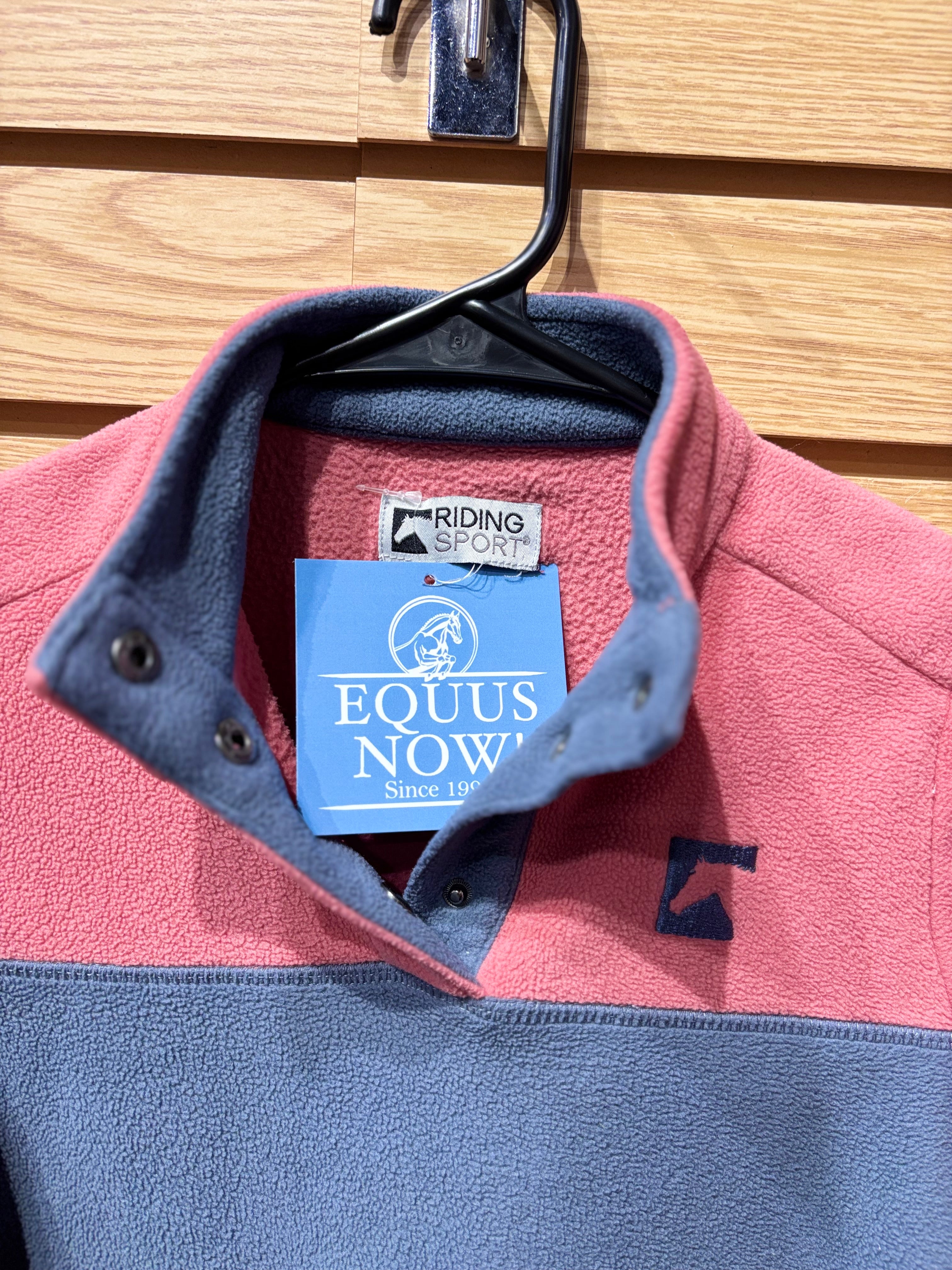 Used Youth Small Grey/Pink Riding Sport Fleece