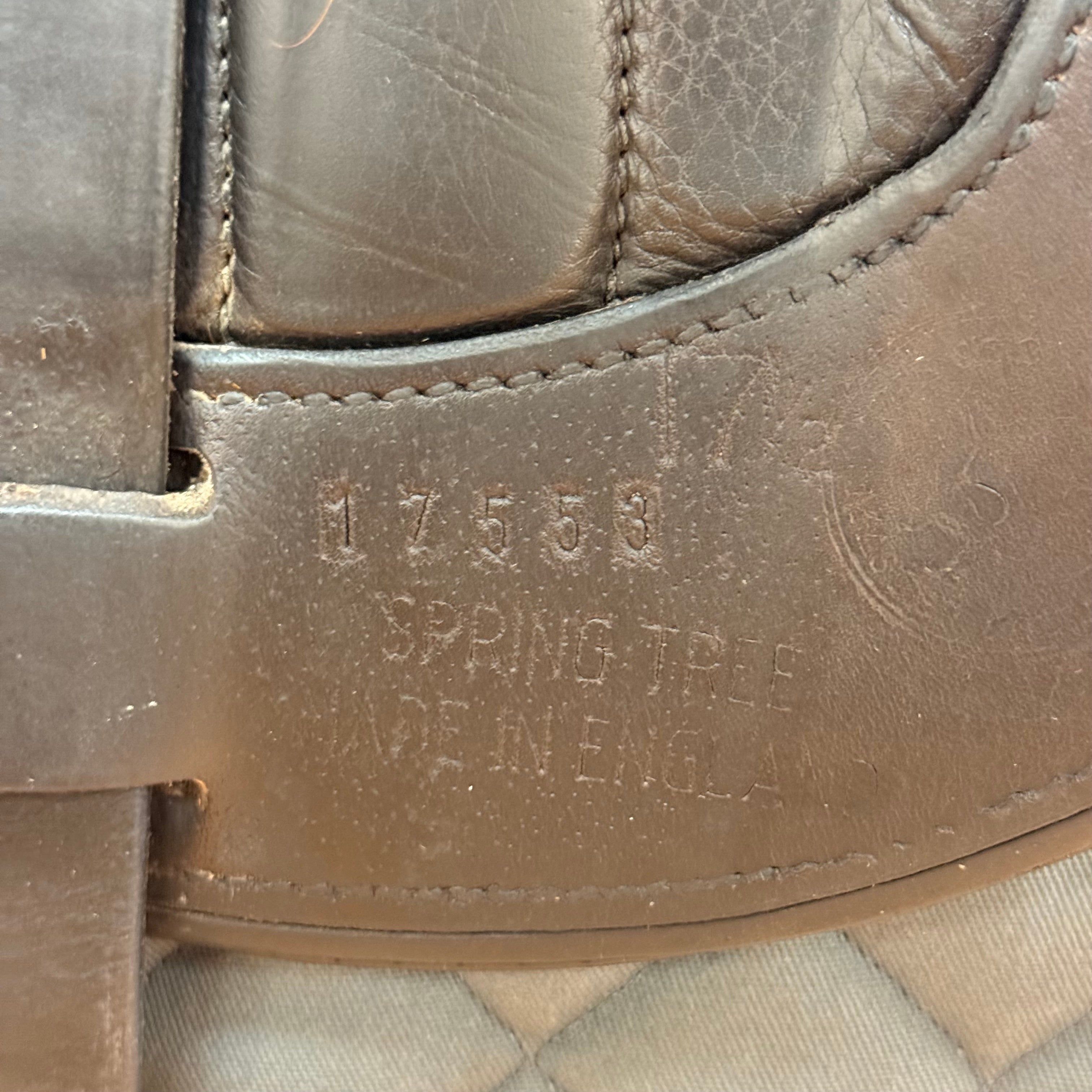 Used Black Country Vinici Solare Jump Saddle 17.5" Medium Wide