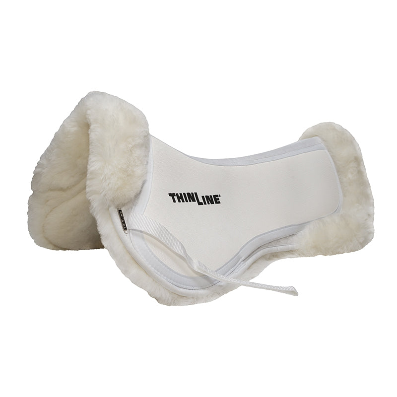 ThinLine Ultra Sheepskin Comfort Half Pad - White