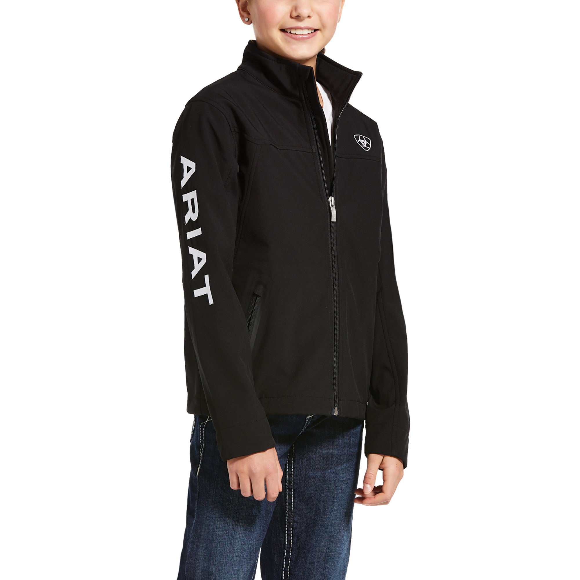 Ariat Kids' New Team Softshell Jacket - Black