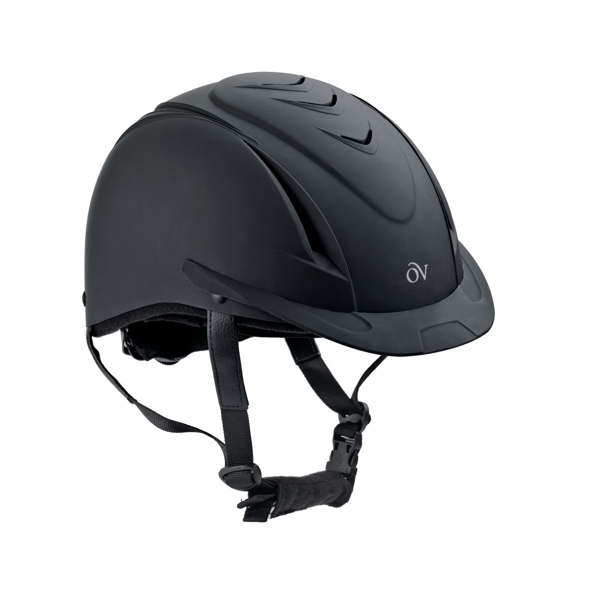 Ovation Deluxe Schooler Helmet - Black/Black Vents