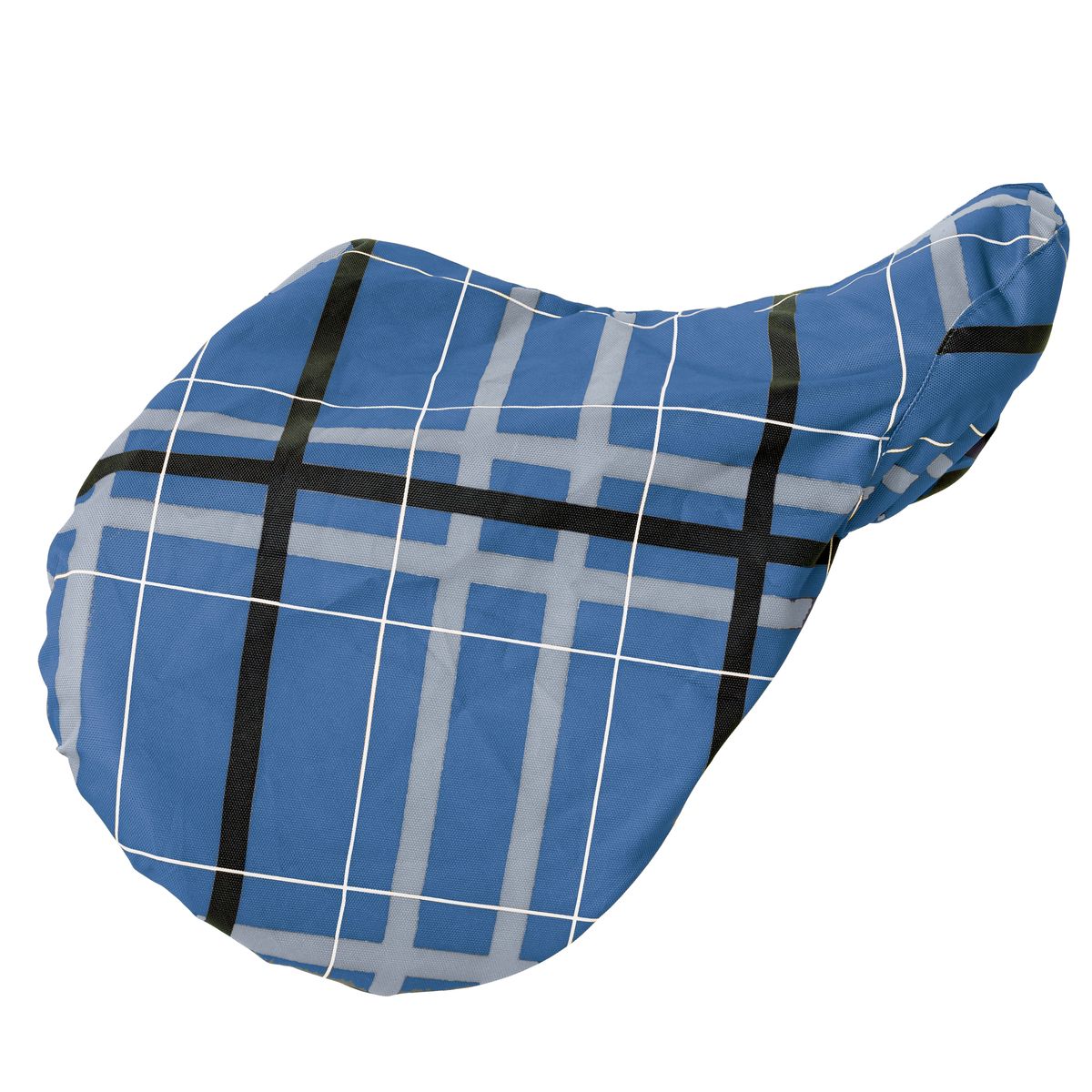 Pessoa Alpine 1200D Saddle Cover - Blueberry/Clay Plaid