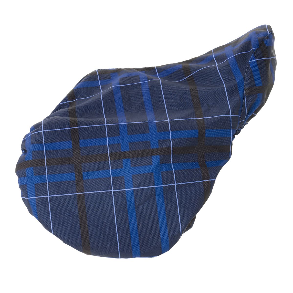 Pessoa Alpine 1200D Saddle Cover - Navy/Black Plaid