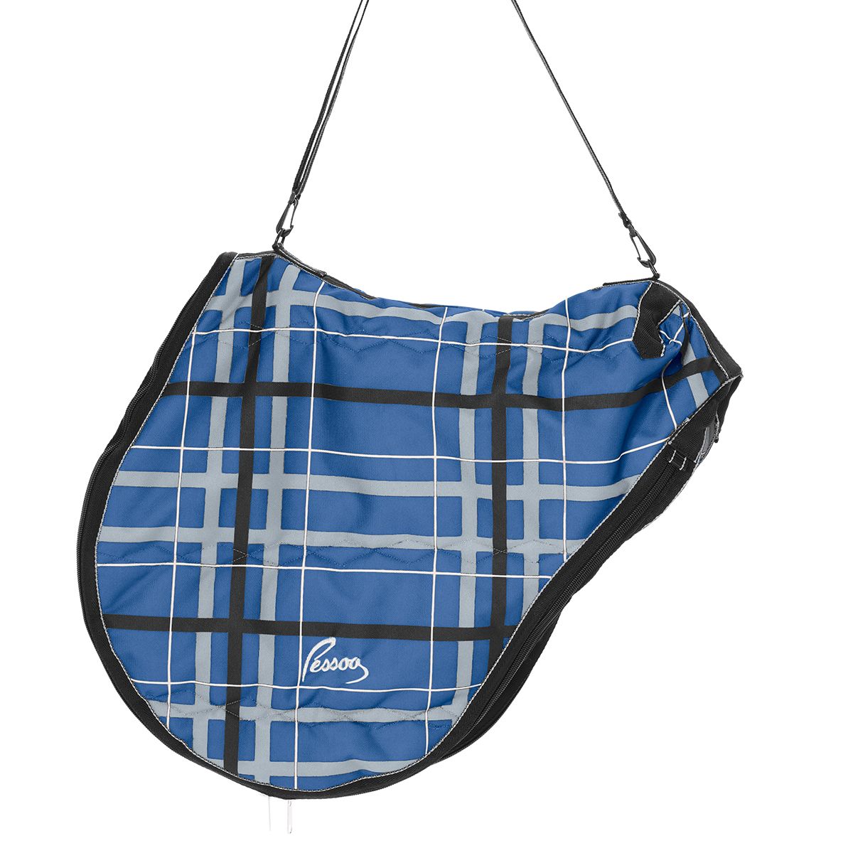 Pessoa Alpine Saddle Carrier - Blueberry/Clay Plaid