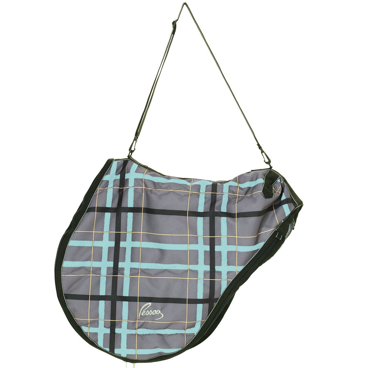 Pessoa Alpine Saddle Carrier - Clay/Teal Plaid