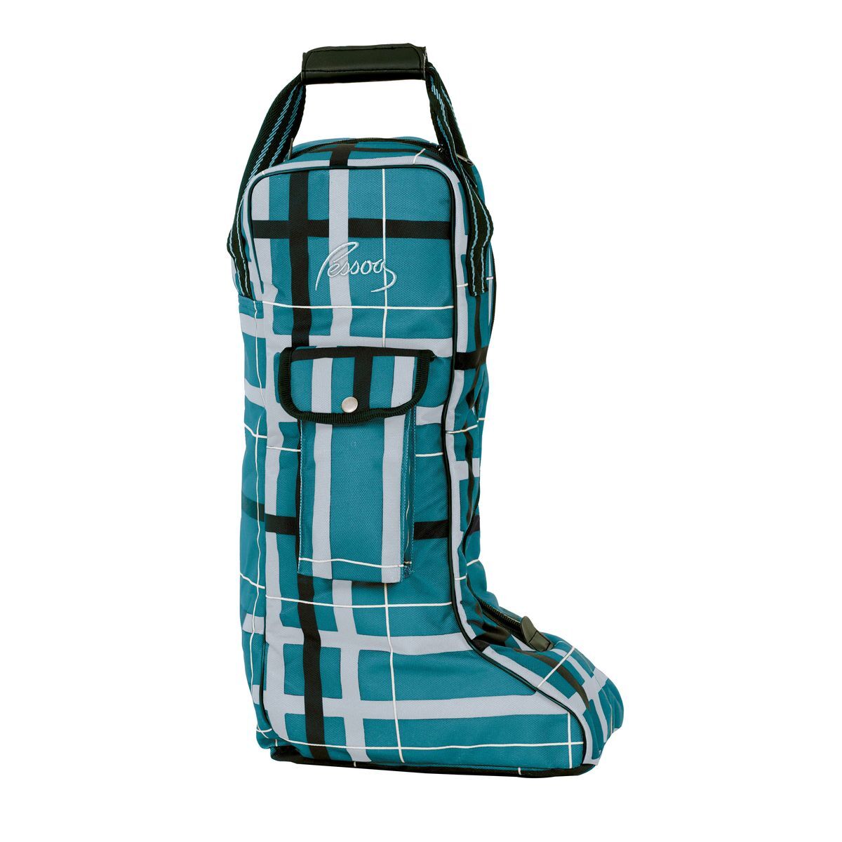 Pessoa Alpine 1200 Denier Tall Boot Bag - Juniper/Clay Plaid