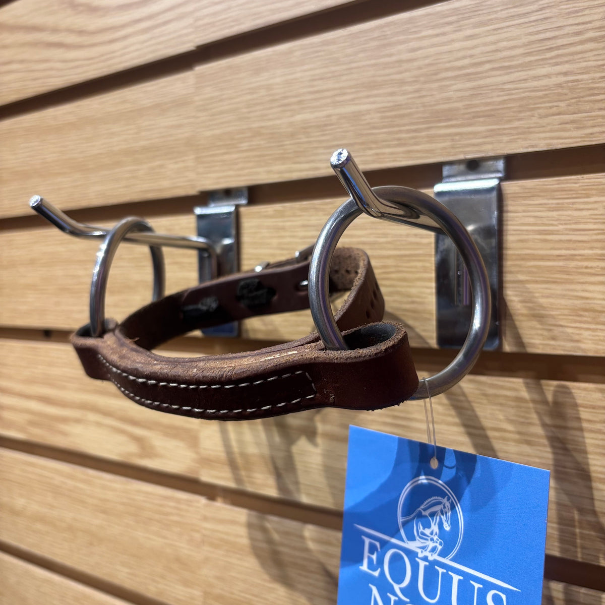 Used 5.5" Leather Bridleless Bit