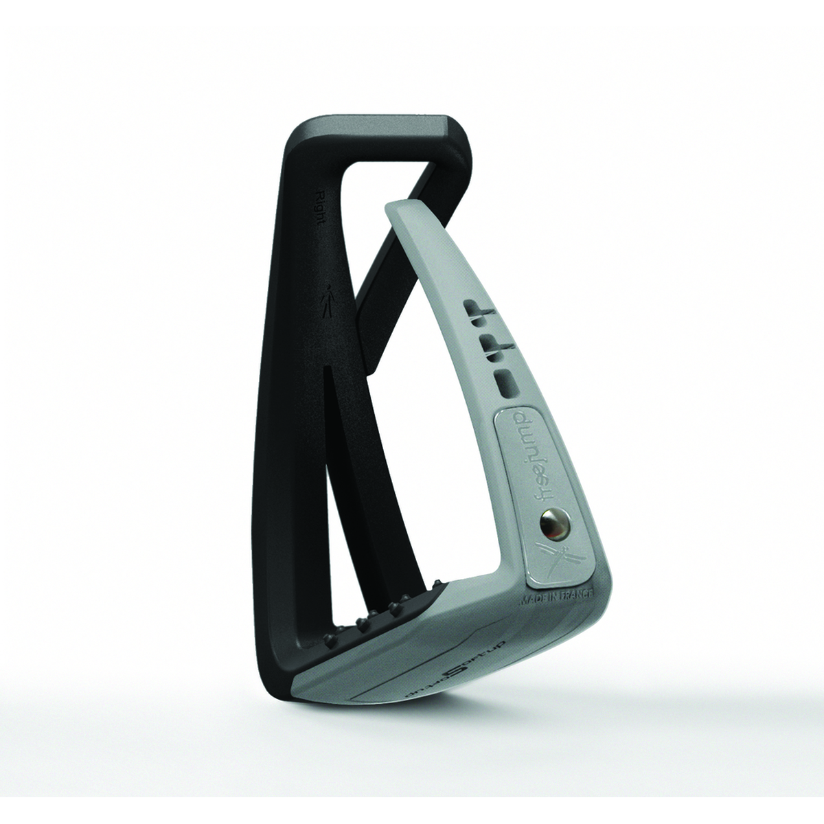 Free Jump Soft' Up Lite Tech Stirrup Iron - Black/Matte Iron