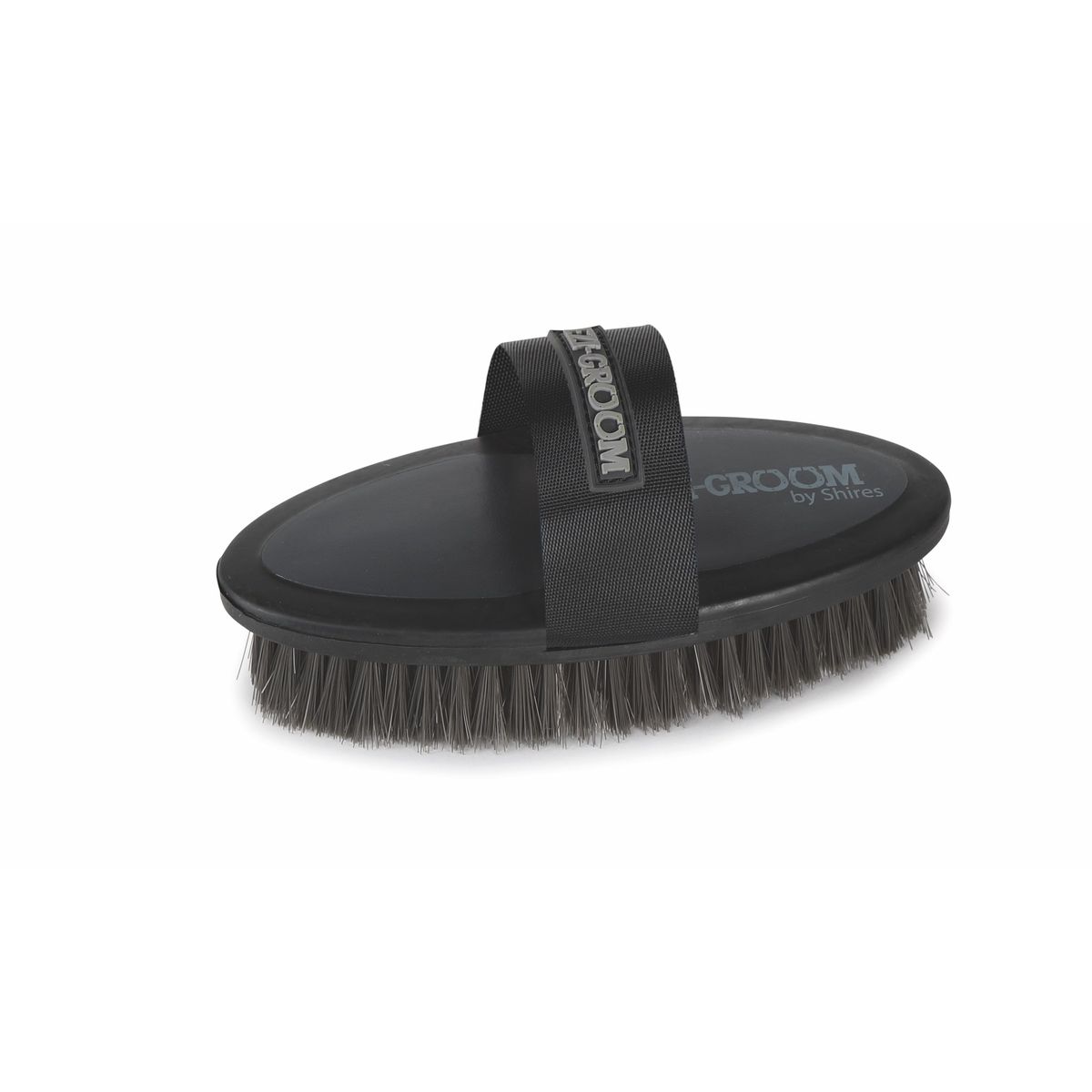 Shires Ezi Groom Grip Body Brush - Black