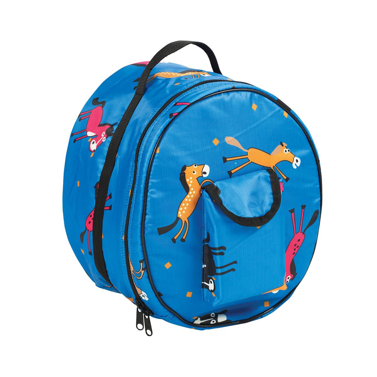 Ovation Pony Print Helmet Bag - Blue Pony Print