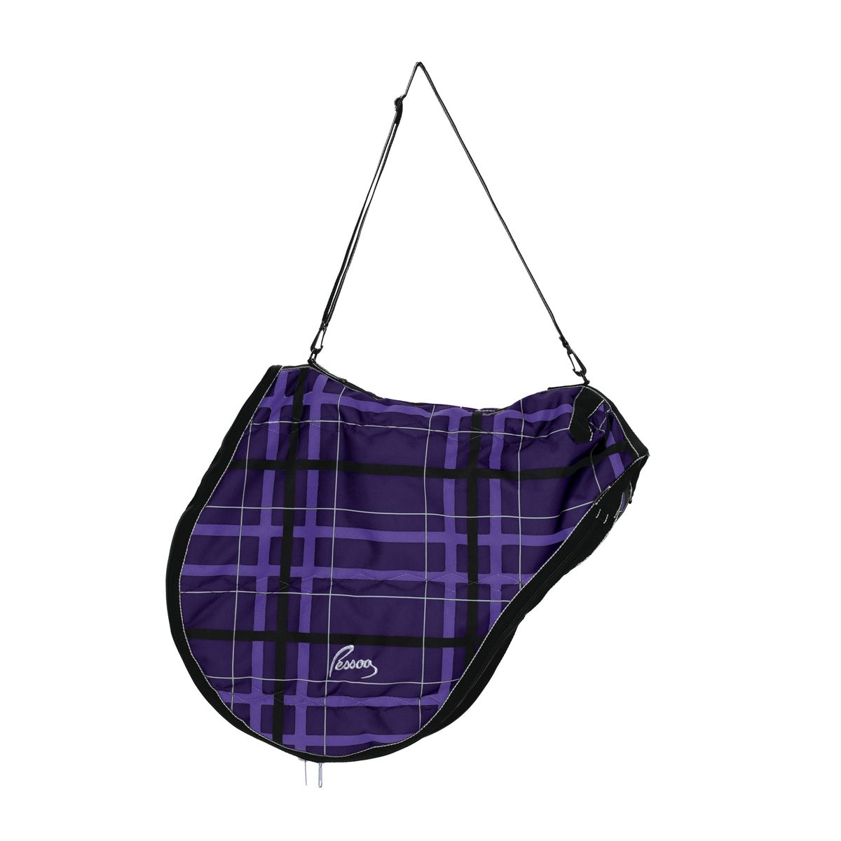 Pessoa Alpine Saddle Carrier - Mulberry Plaid