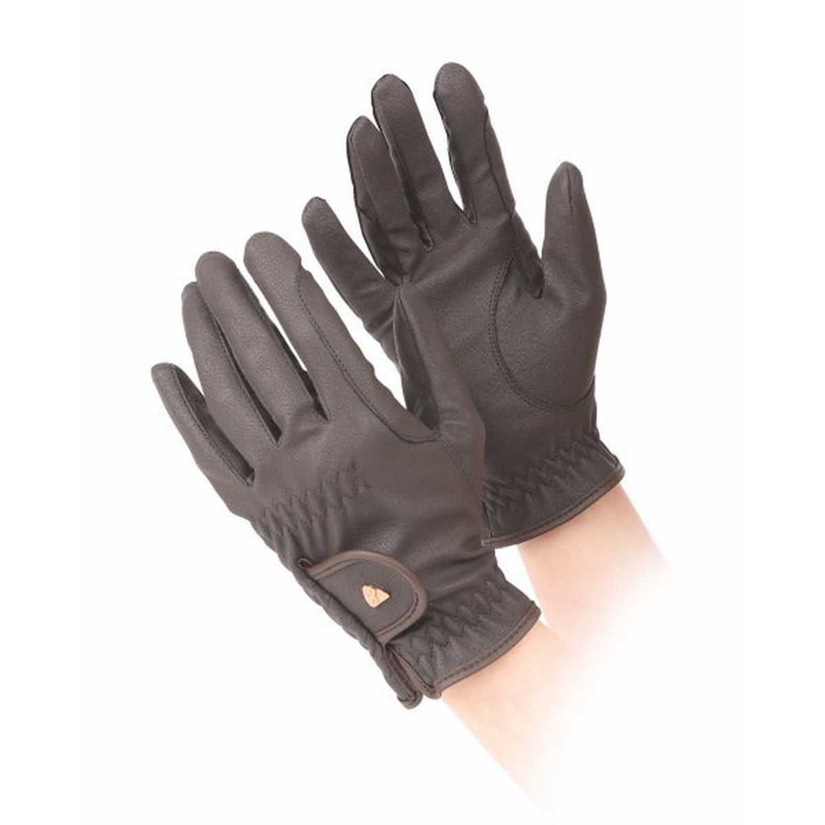 Shires Aubrion Kids Riding Gloves - Black