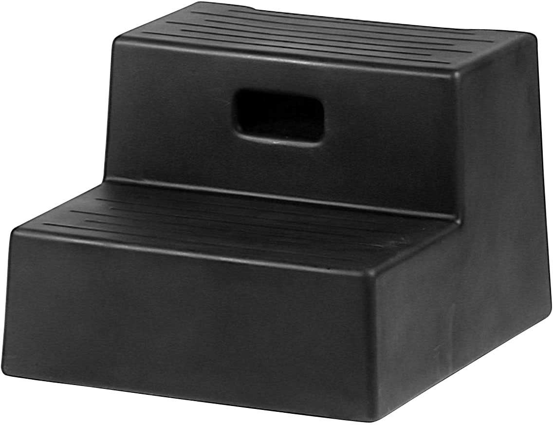 Horsemens Pride 2-Step Mounting Block - Black