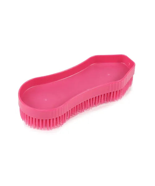 Shires Ezi-Groom Detangler Brush - Pink