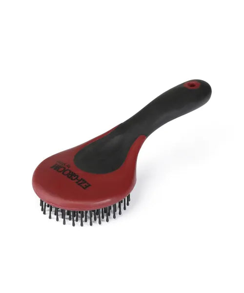 Shires Ezi-Groom Mane and Tail Brush - Burgundy