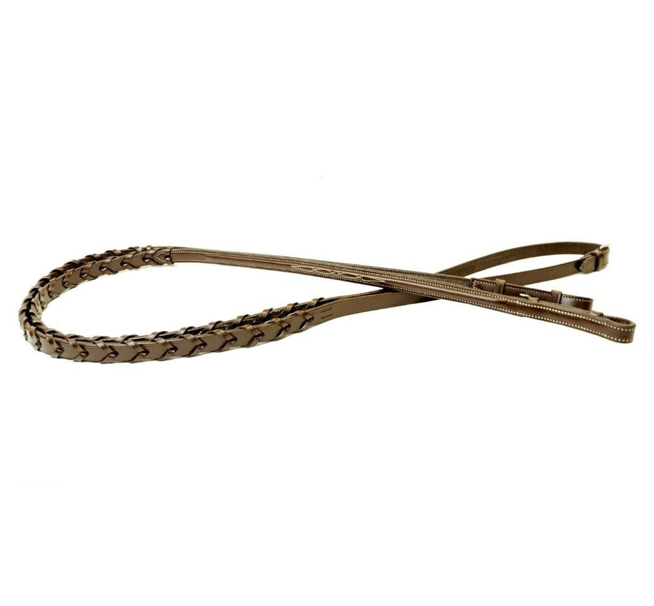 Antares Signature Laced Reins - Havana