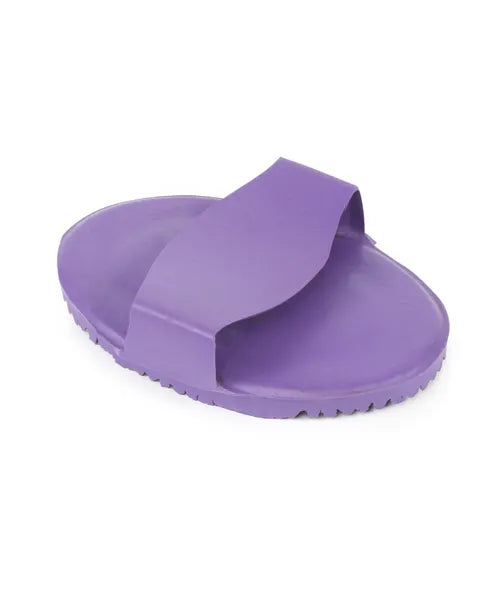 Shires Large Rubber Curry Comb - Purple