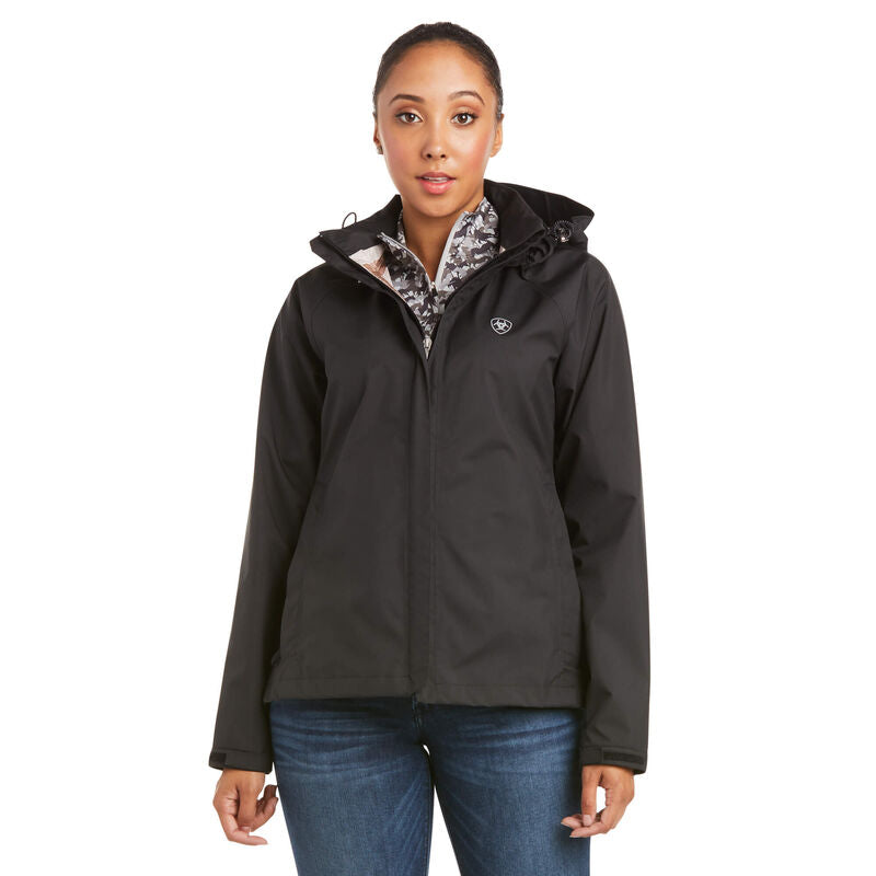 Ariat Packable Waterproof Jacket - Black