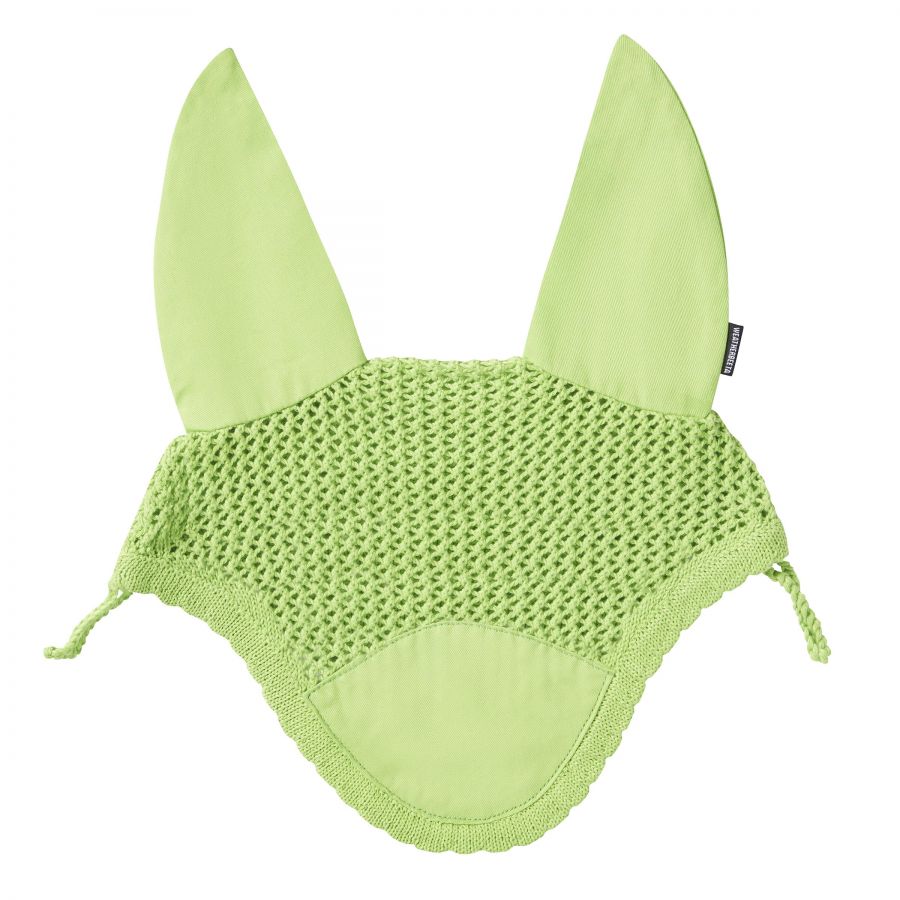 Weatherbeeta Prime Ear Fly Bonnet - Lime Green