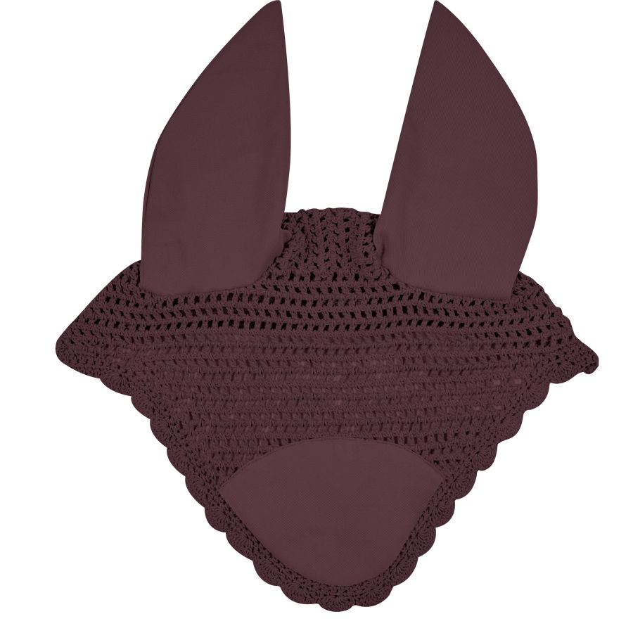 Weatherbeeta Prime Ear Fly Bonnet - Mulberry