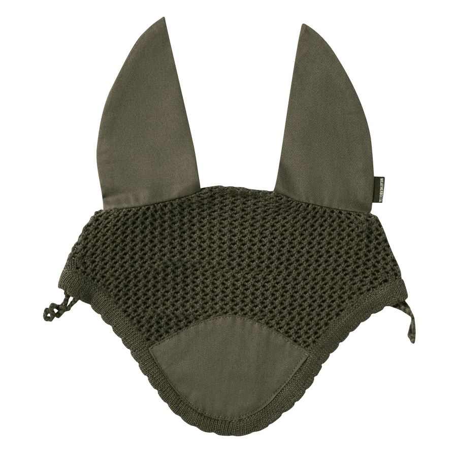 Weatherbeeta Prime Ear Fly Bonnet - Olive