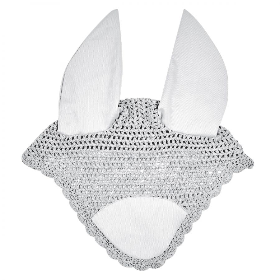 Weatherbeeta Prime Ear Fly Bonnet - White