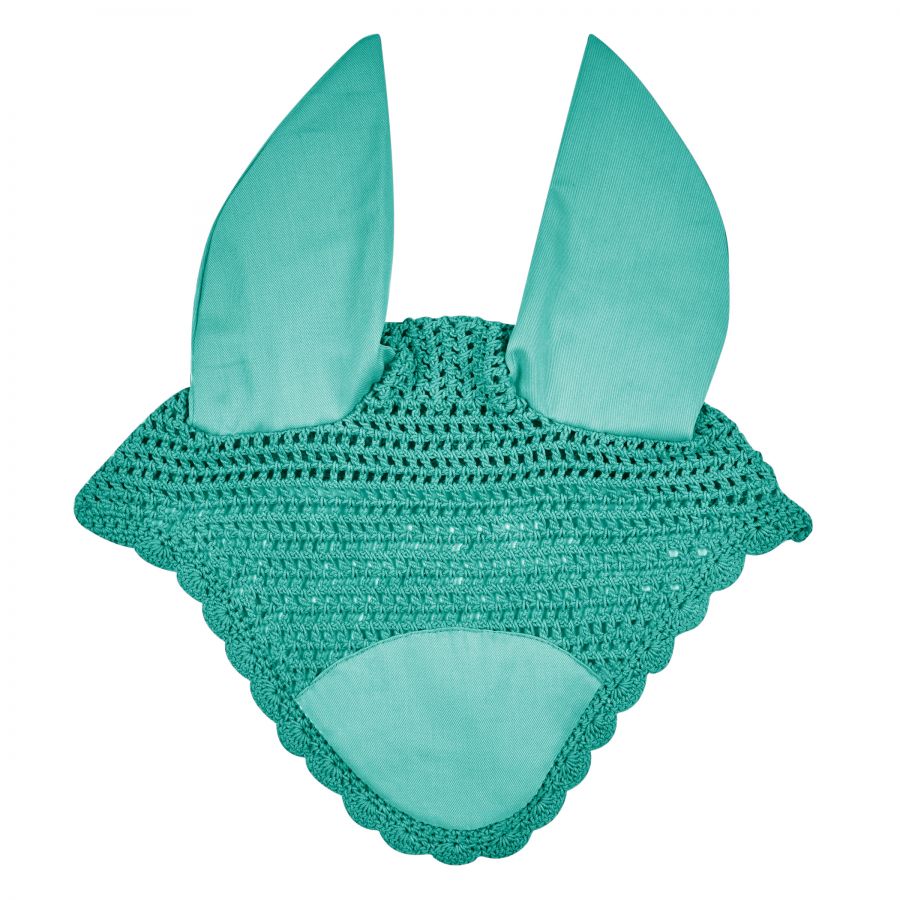 Weatherbeeta Prime Ear Fly Bonnet - Turquoise