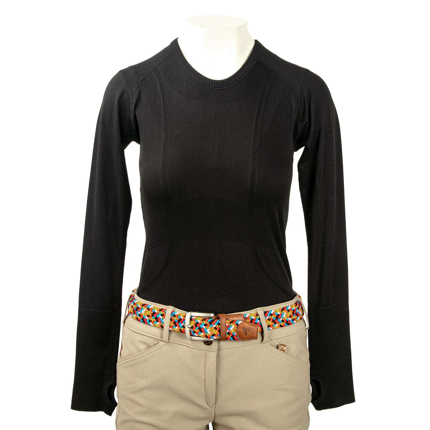 Equitation Tech Long Sleeve Top - Black