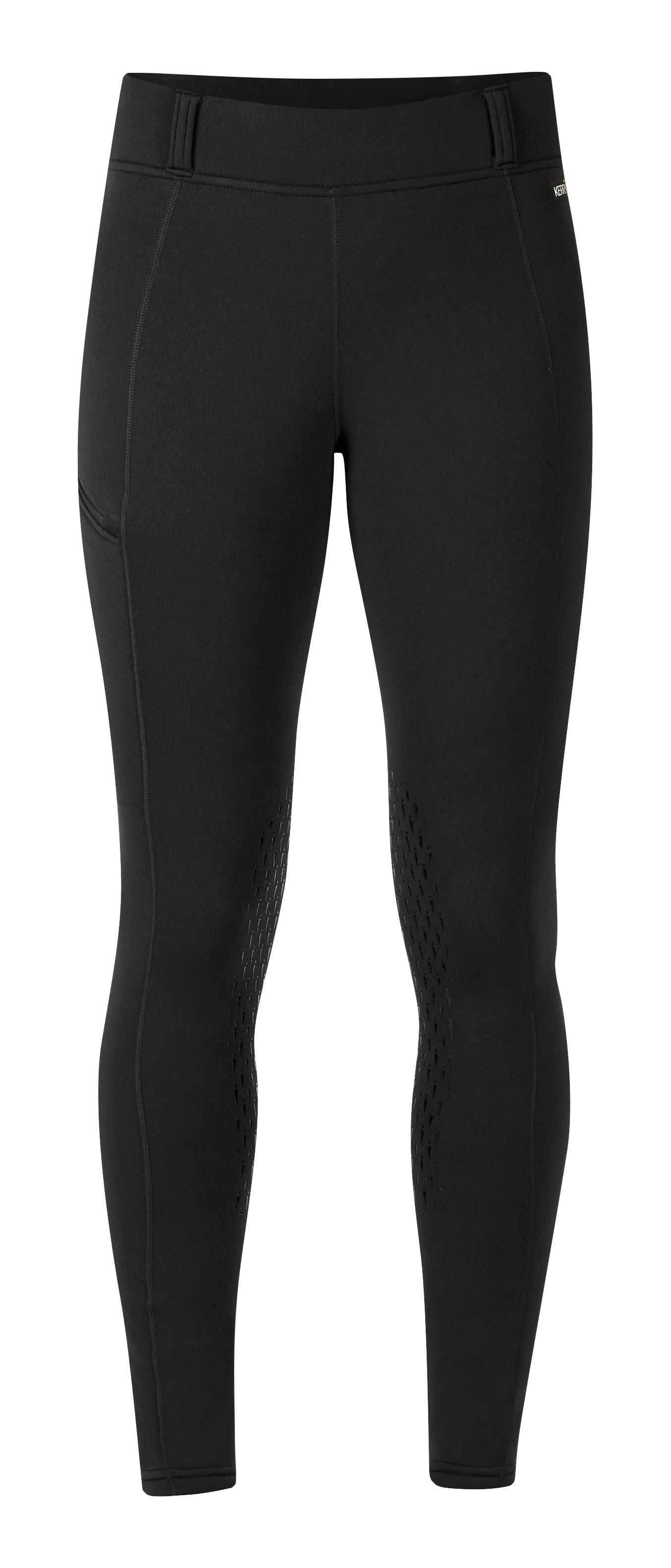 Kerrits Powerstretch II Knee Patch Tights - Black