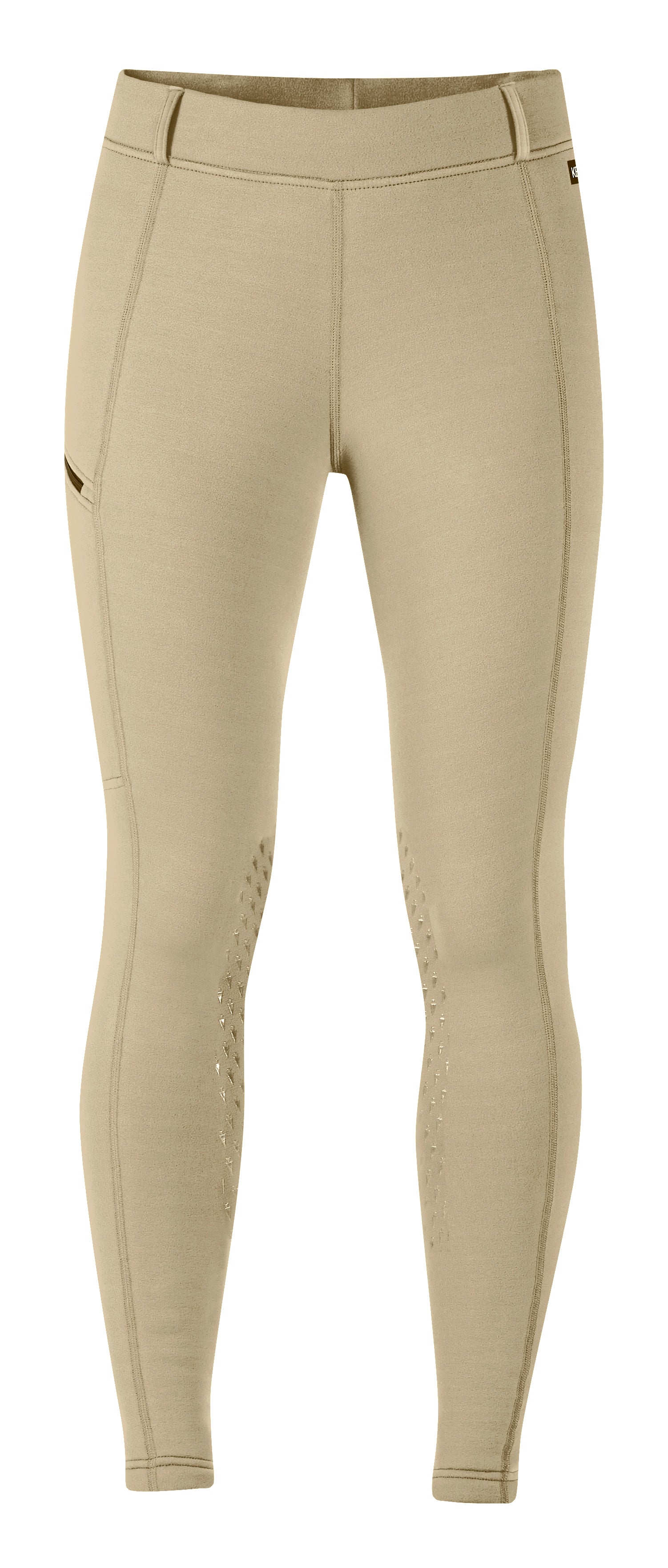 Kerrits Powerstretch II Knee Patch Tights - Tan