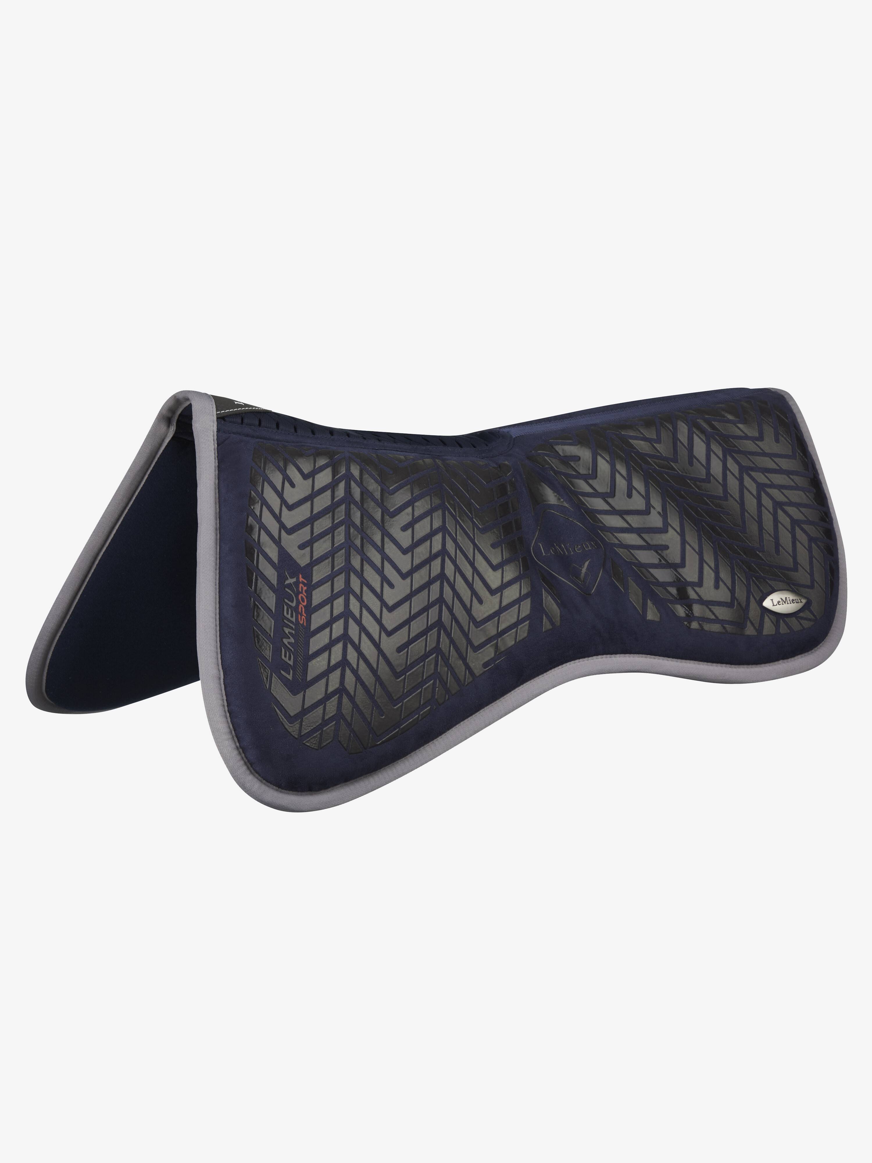 LeMieux Sports Grip Memory Half Pad - Navy