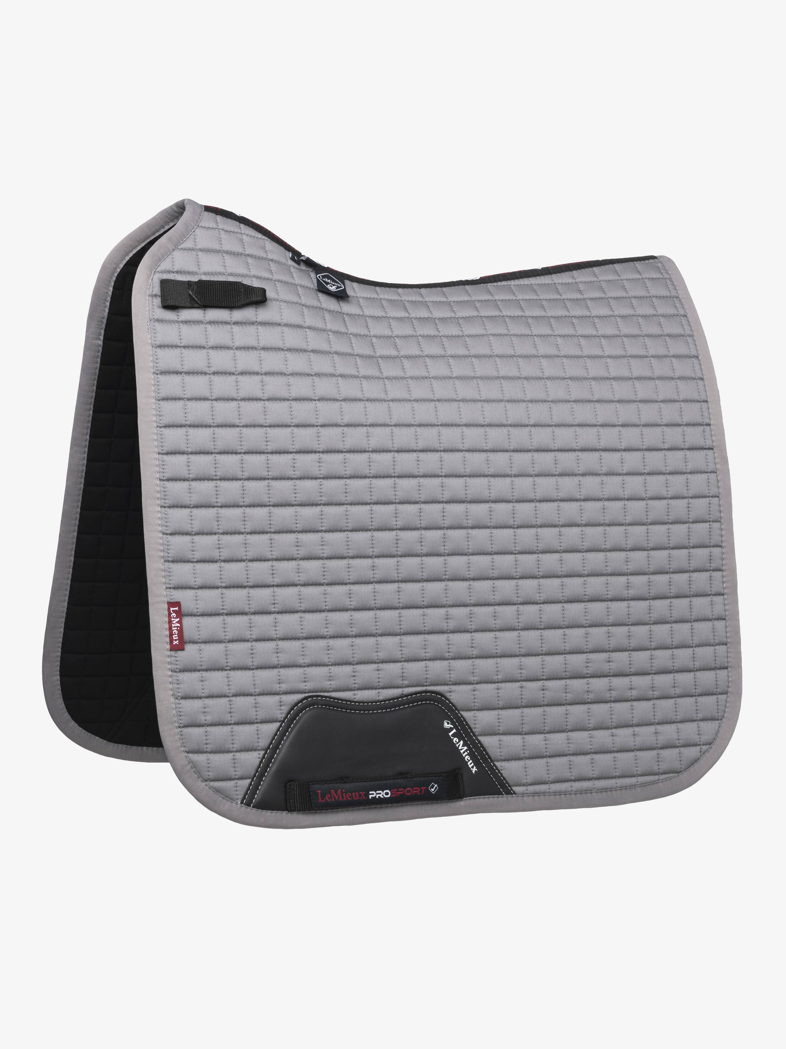 LeMieux Cotton Dressage Saddle Pad - Grey