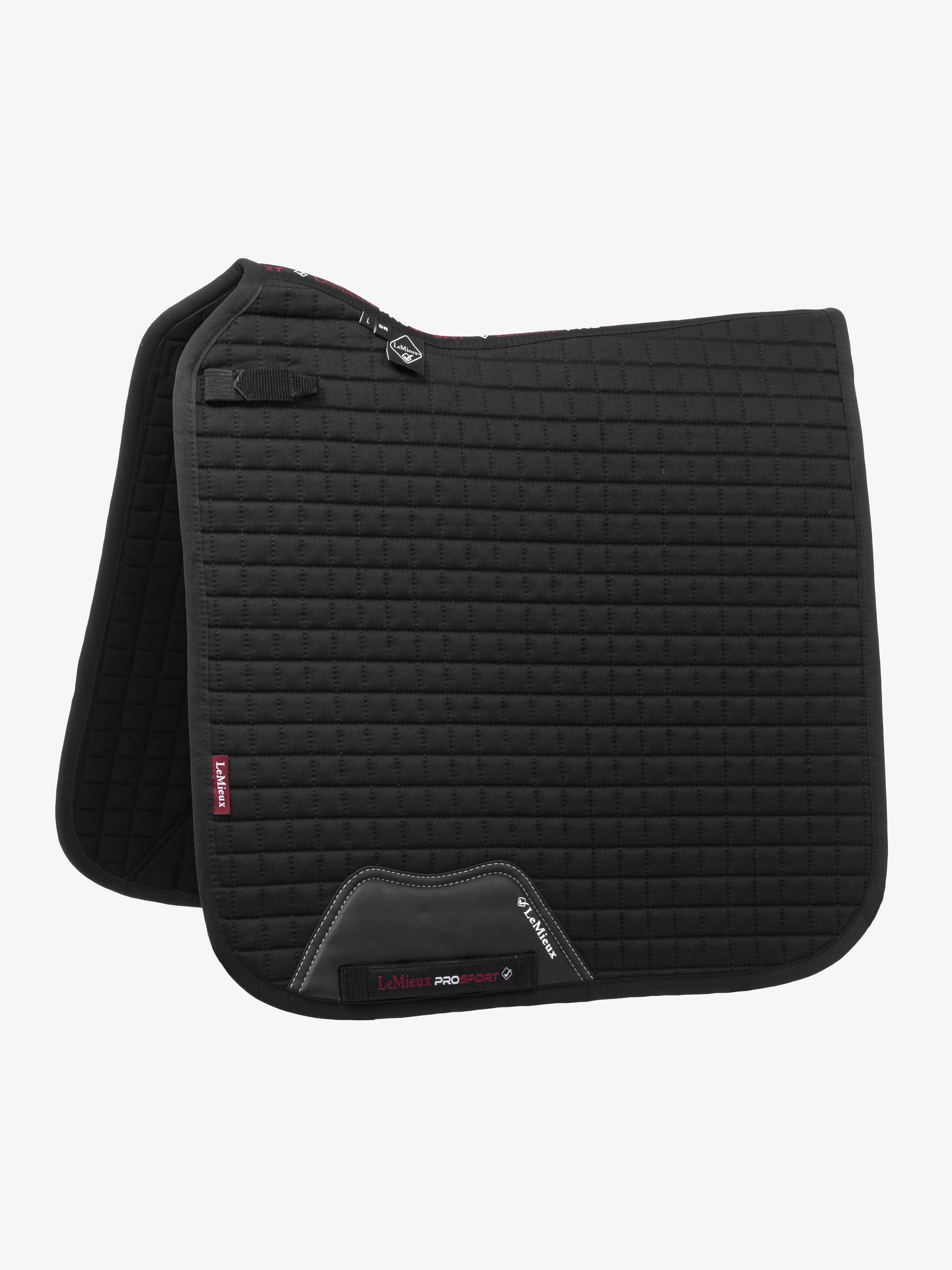 LeMieux Cotton Dressage Saddle Pad - Black