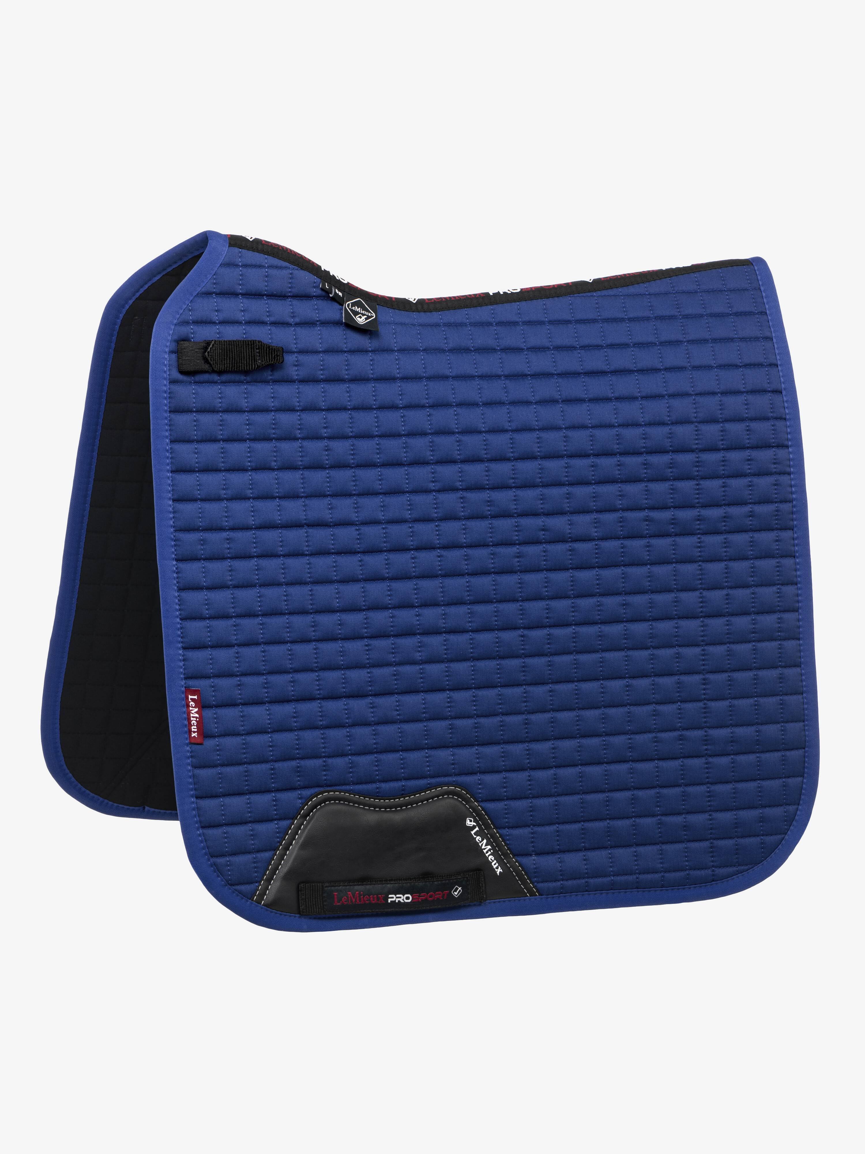 LeMieux Cotton Dressage Saddle Pad - Benatton Blue