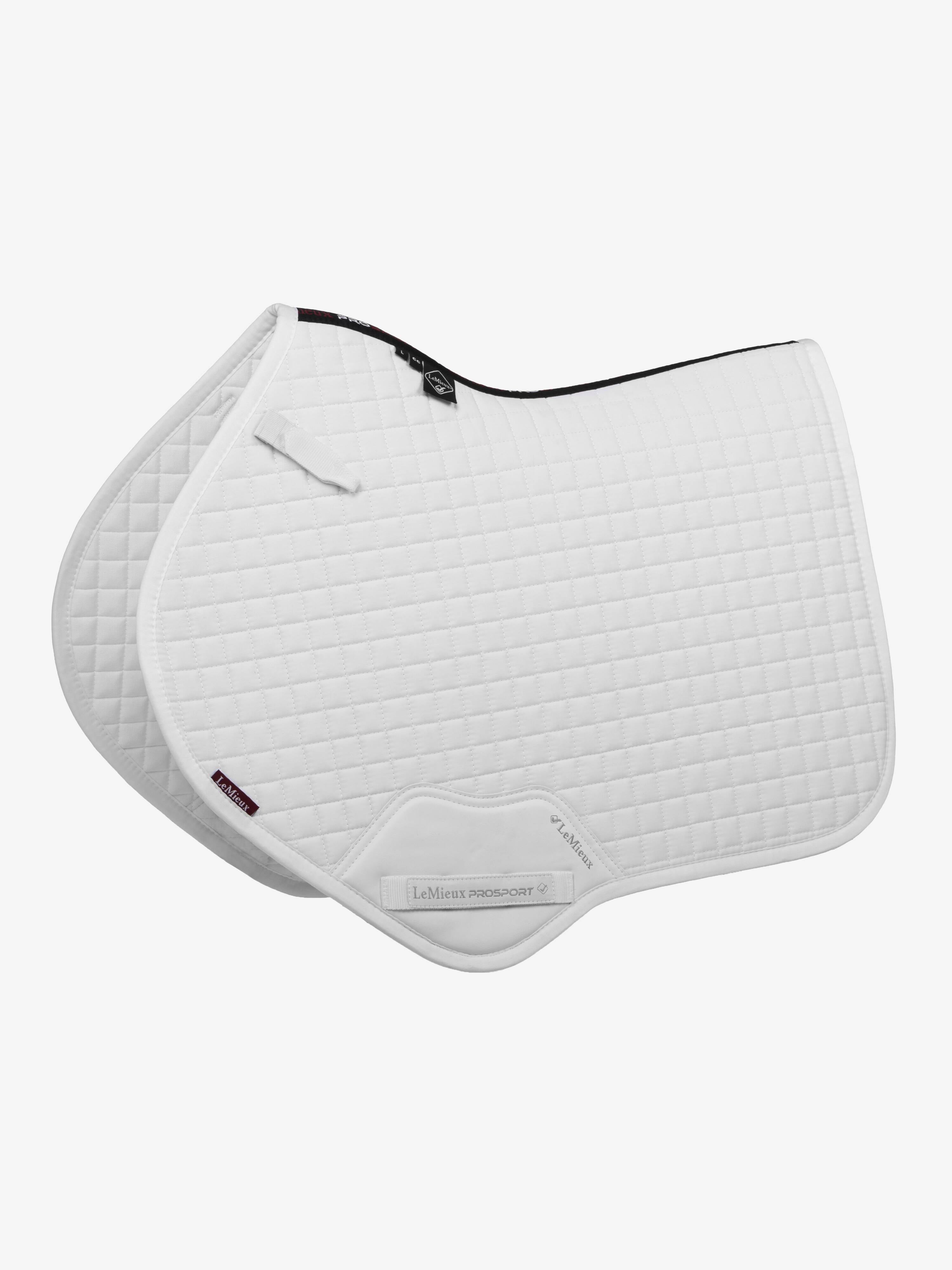 LeMieux Cotton Close Contact Saddle Pad - White