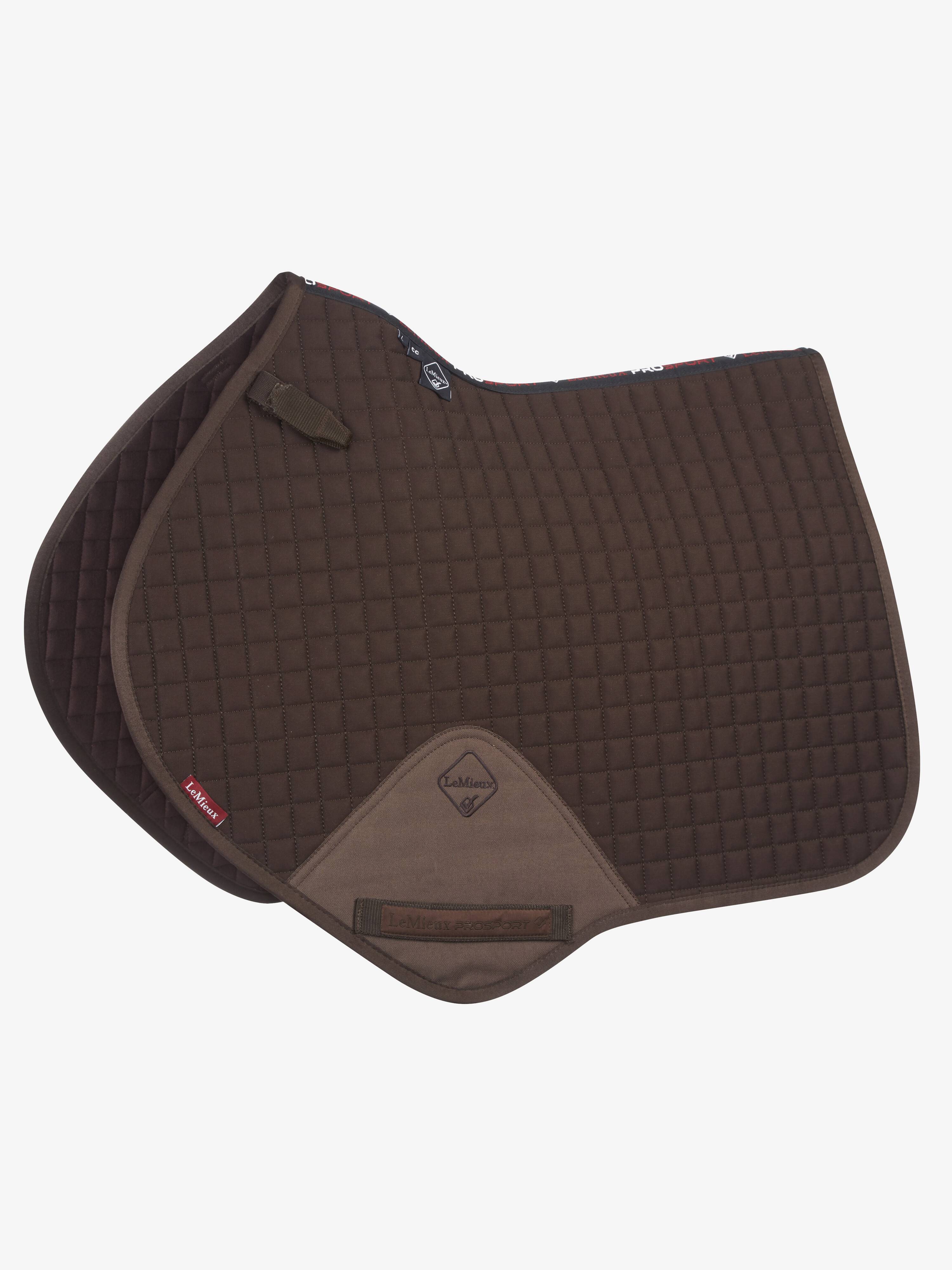 LeMieux Cotton Close Contact Saddle Pad - Brown