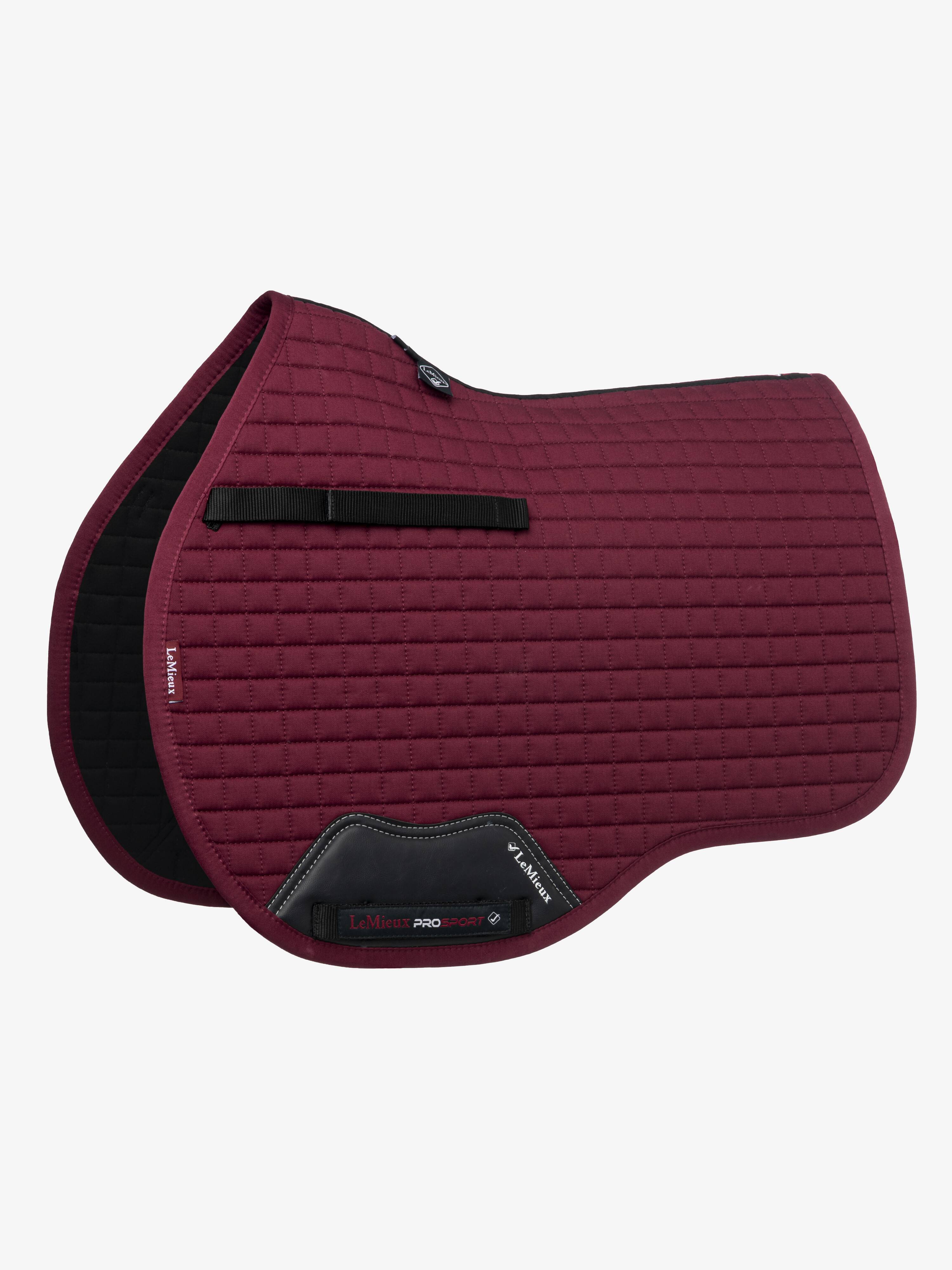 LeMieux Cotton All Purpose Saddle Pad - Burgundy