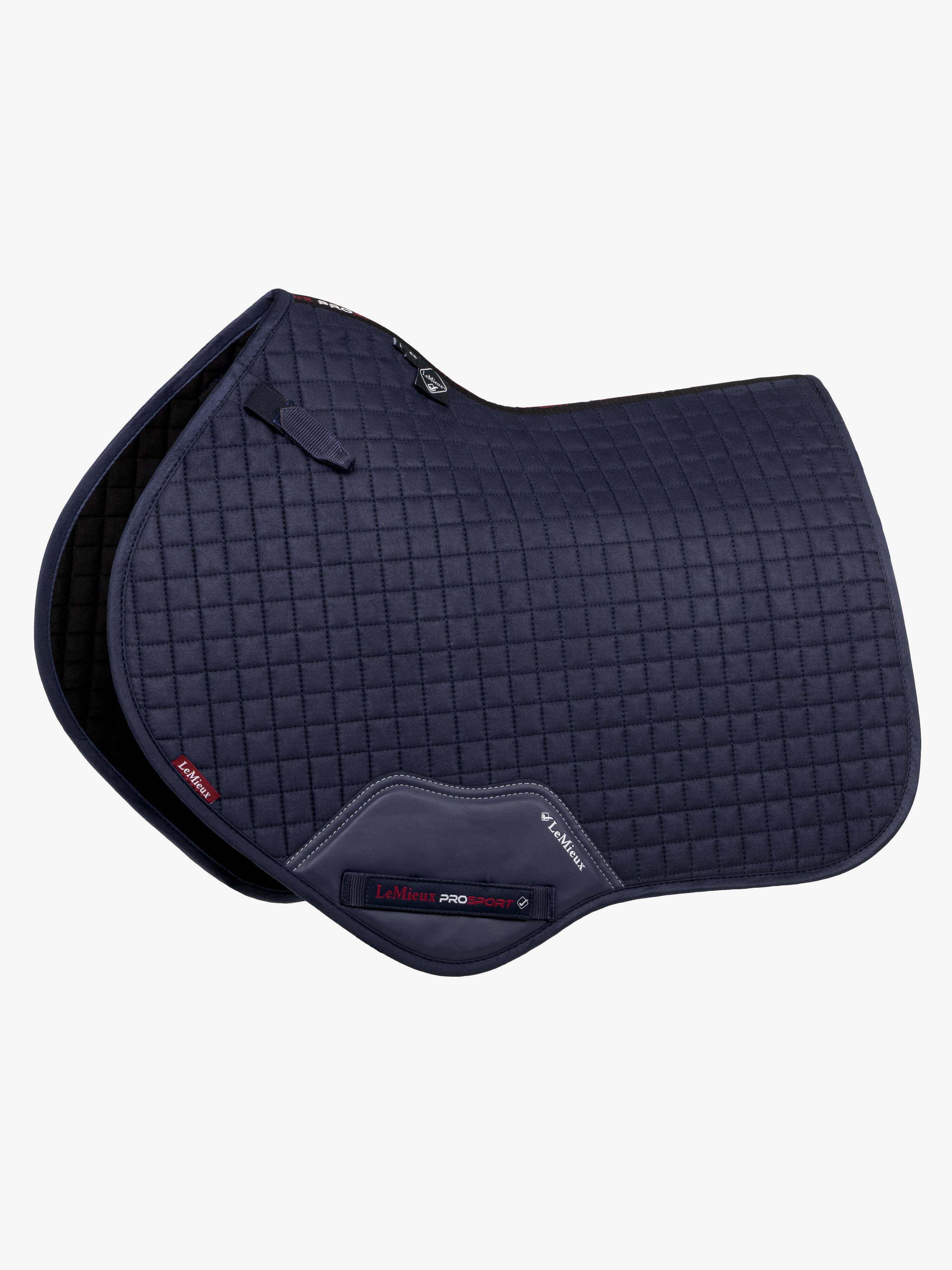 LeMieux Suede Close Contact Saddle Pad - Navy