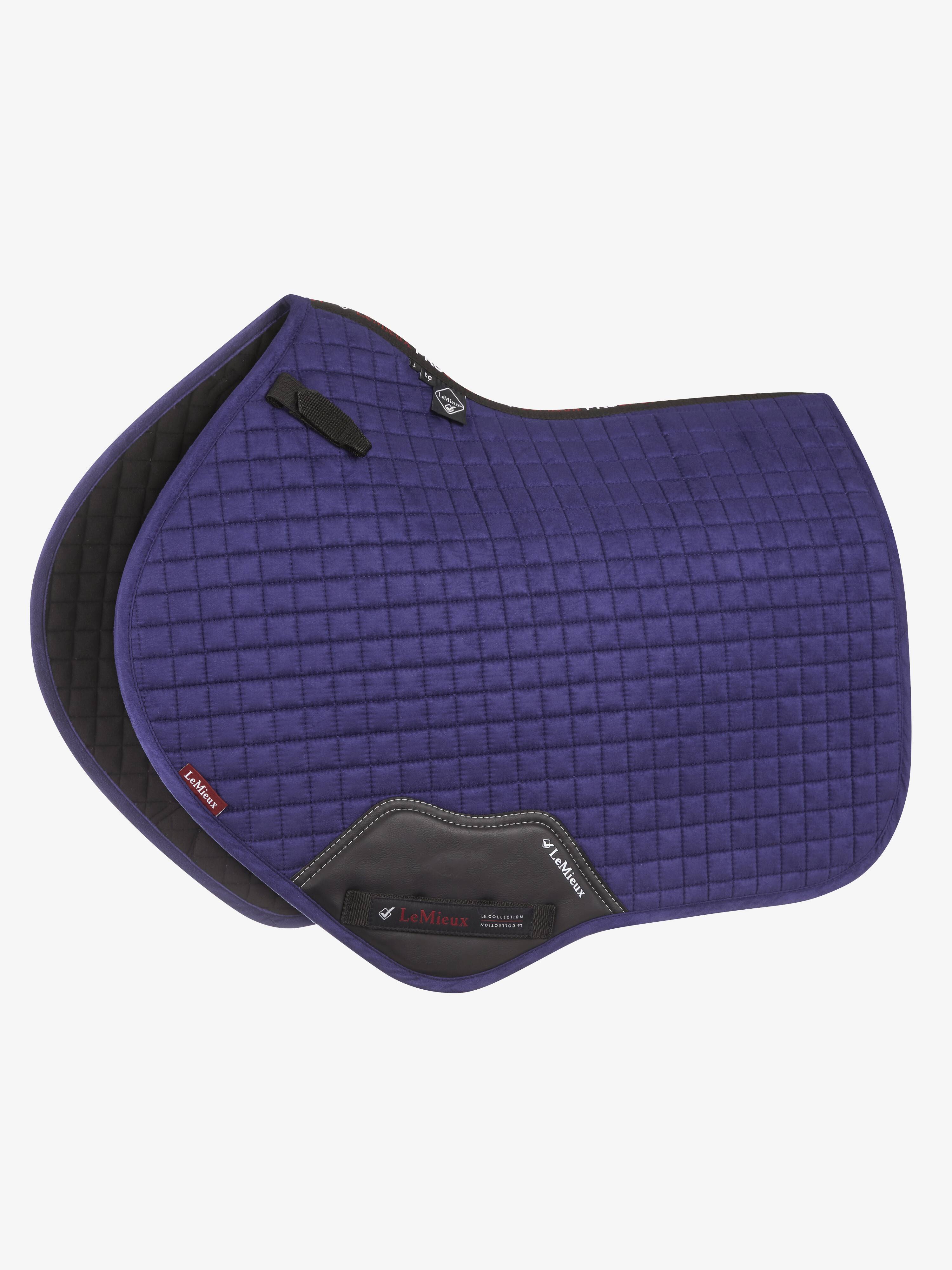 LeMieux Suede Close Contact Saddle Pad - Ink Blue