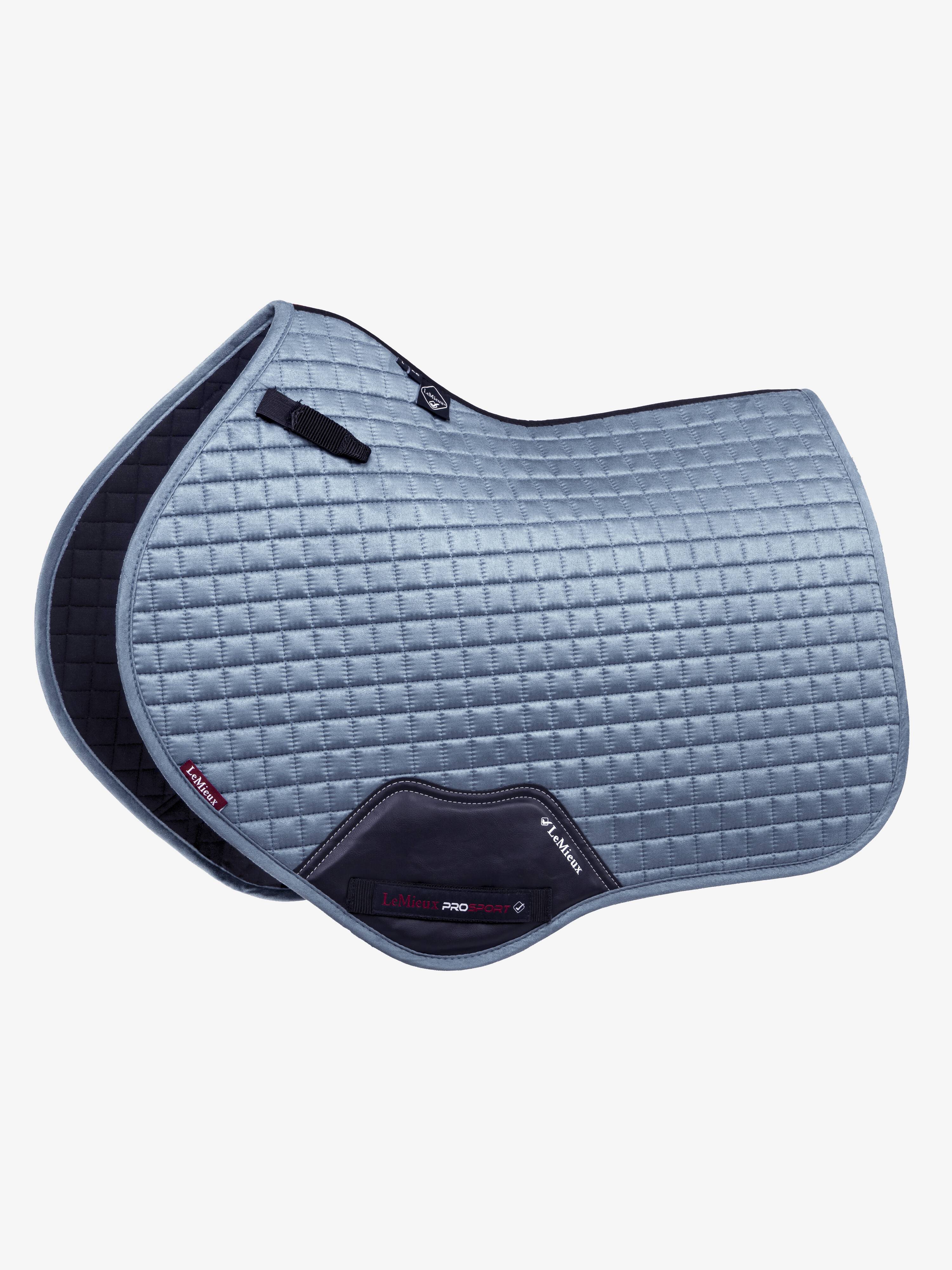 LeMieux Suede Close Contact Saddle Pad - Ice Blue